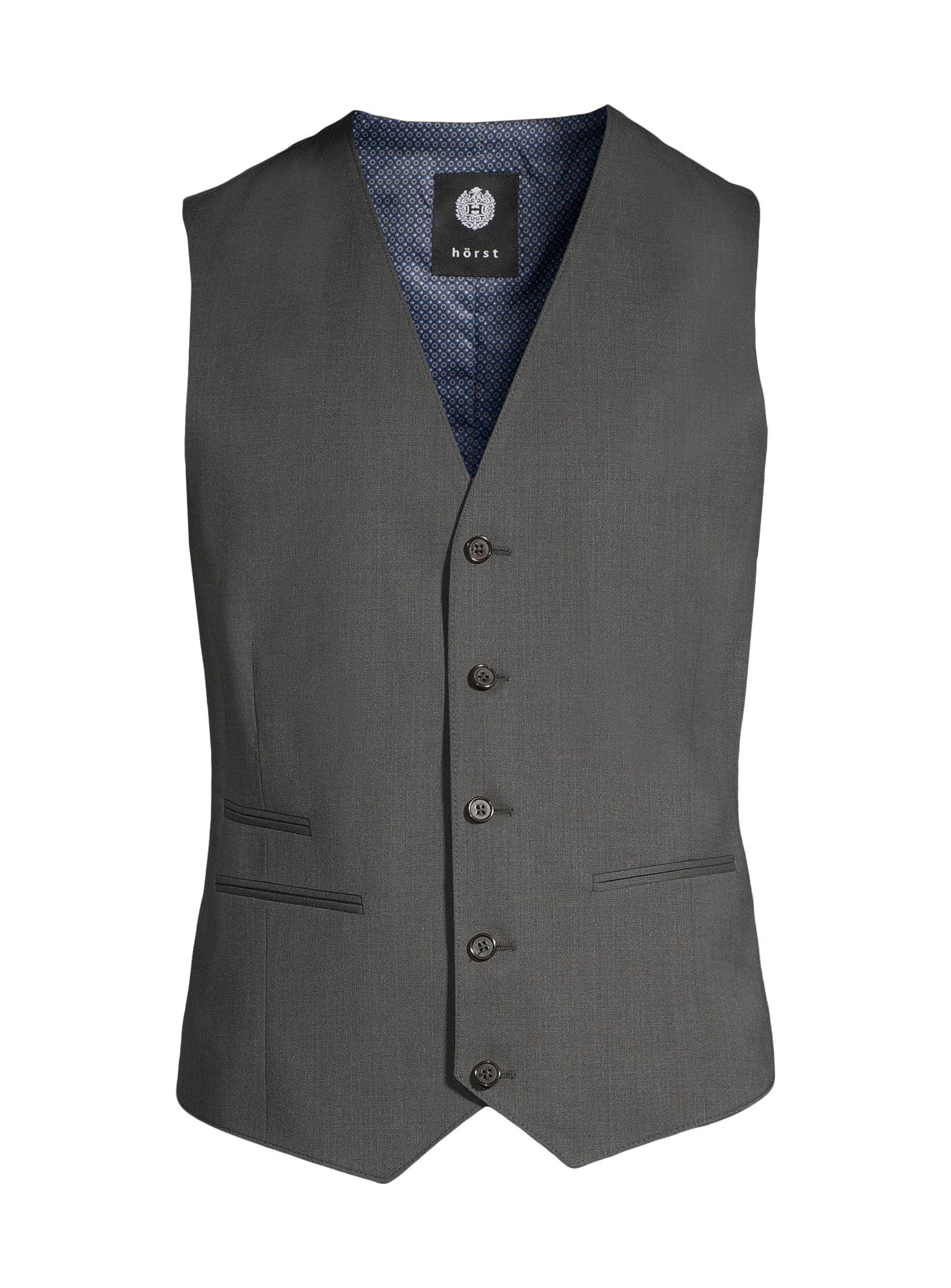 Essential Wool Vest - Charcoal