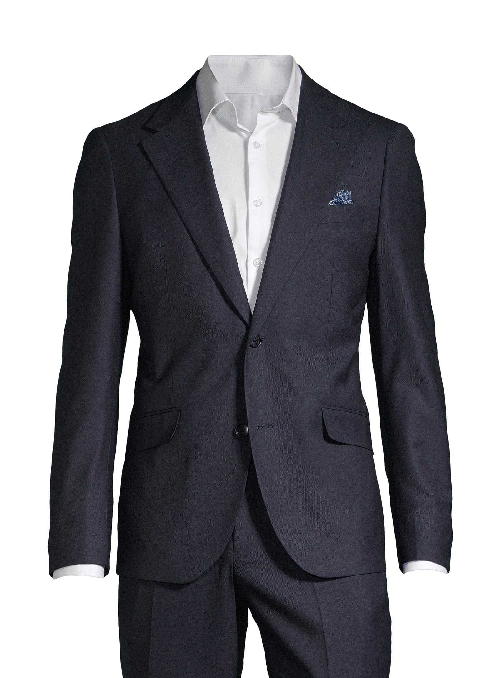 Essential Wool Nested Suit - Navy