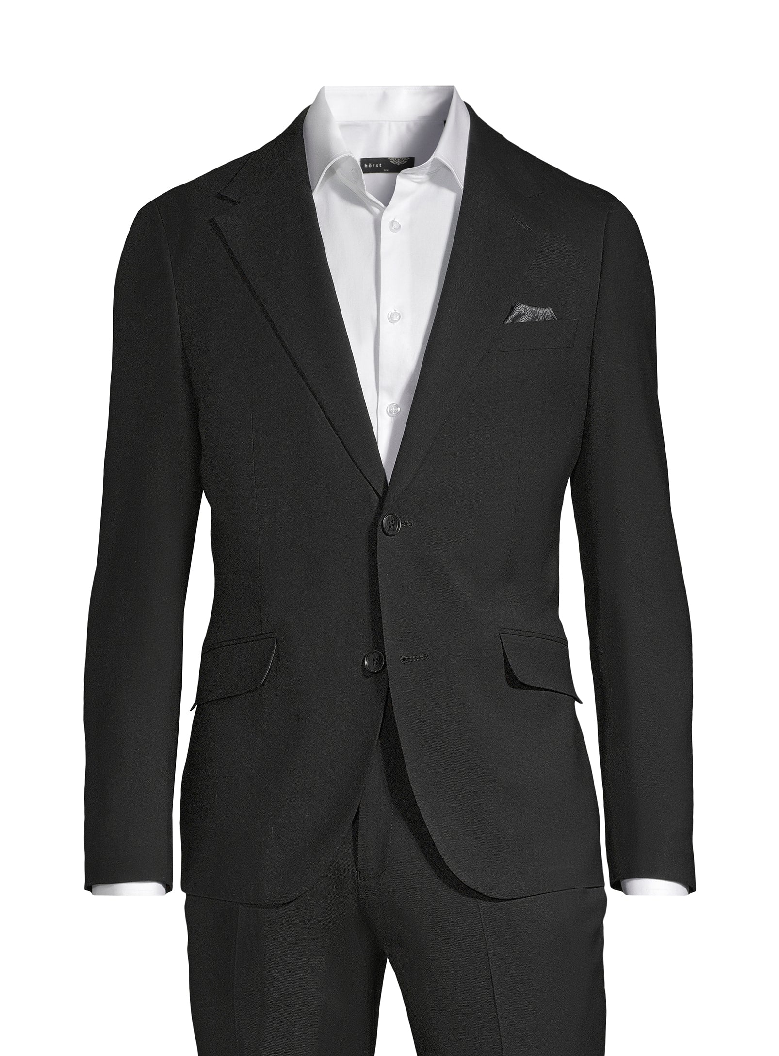 Essential Wool Nested Suit - Black