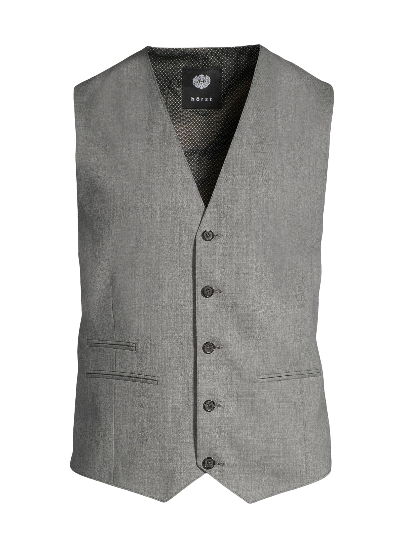 Essential Wool Vest - Grey