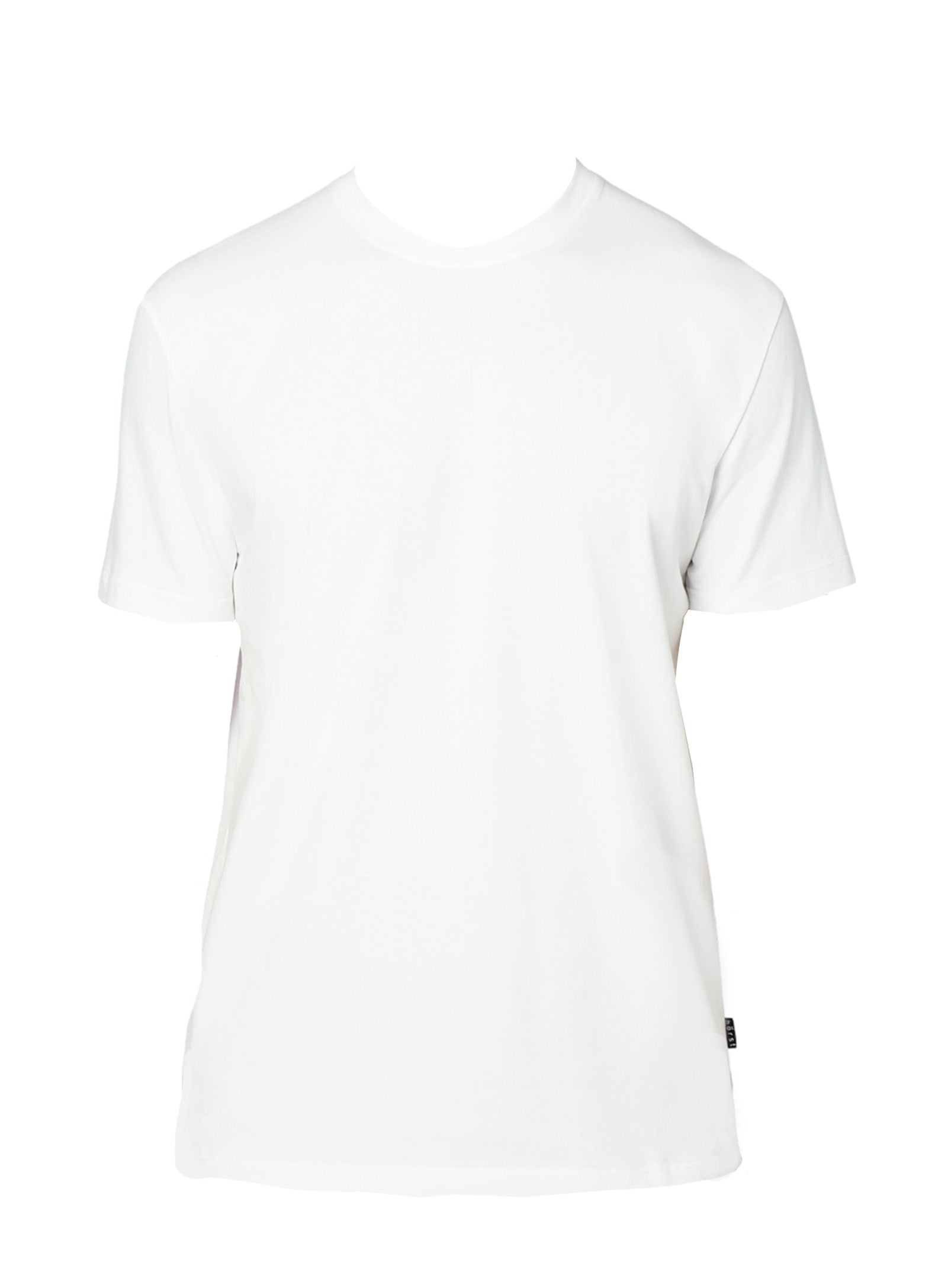 Cotton Crewneck T-shirt – White