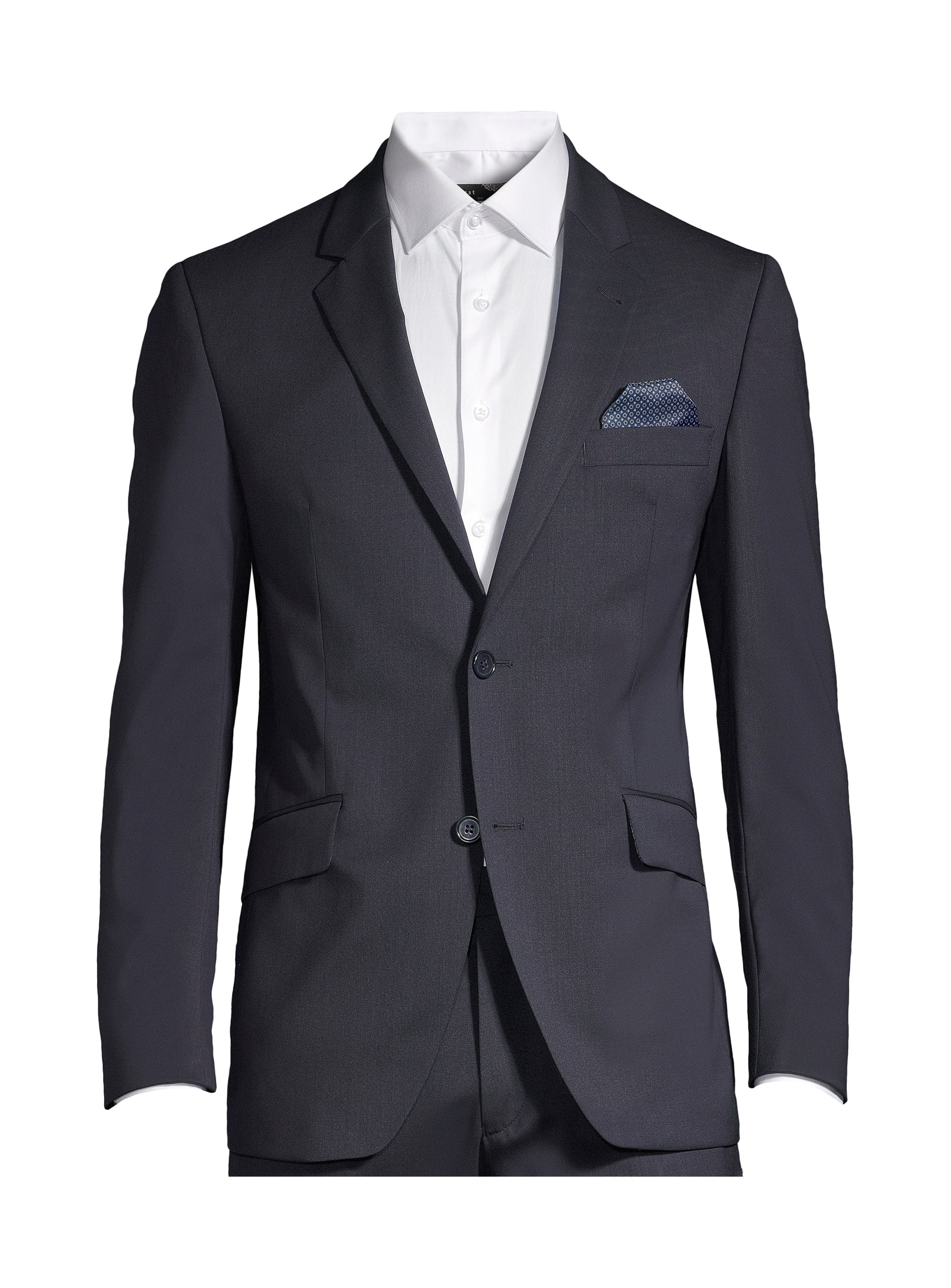 Essential Wool Blazer - Navy