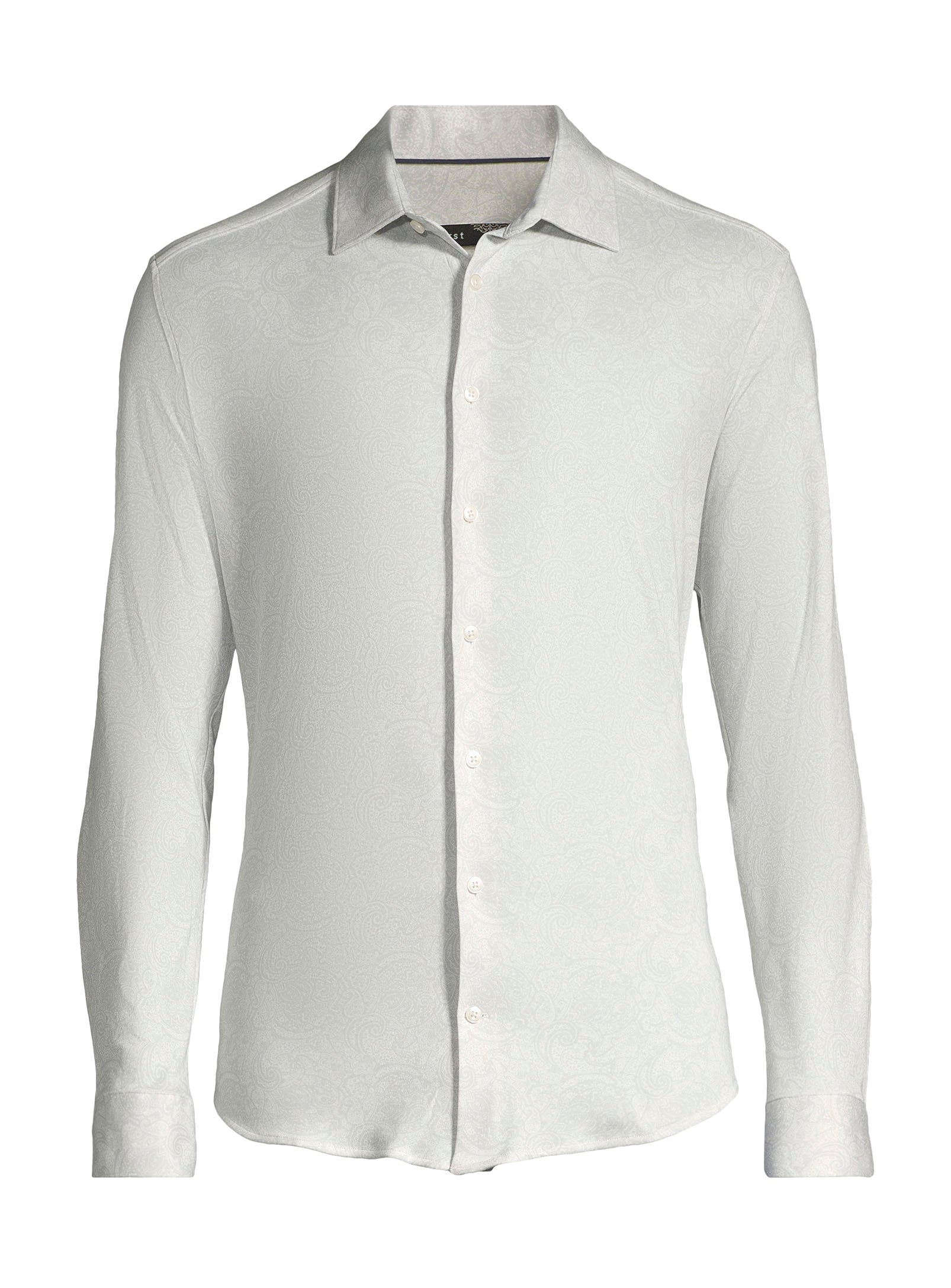 100% Cotton Sport Shirt - Light Grey