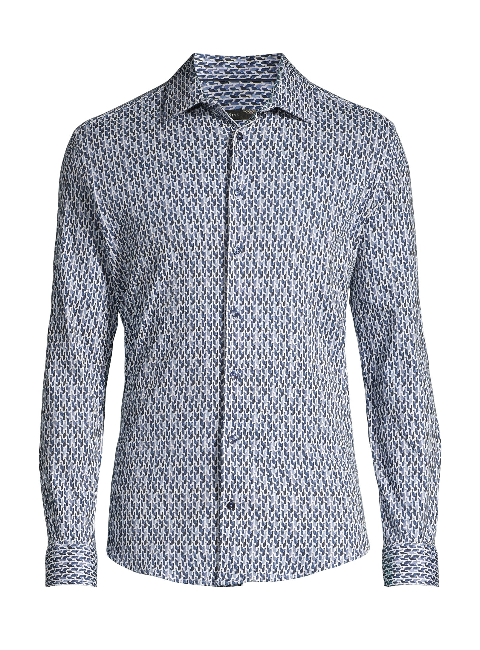 100% Cotton Sport Shirt - Navy