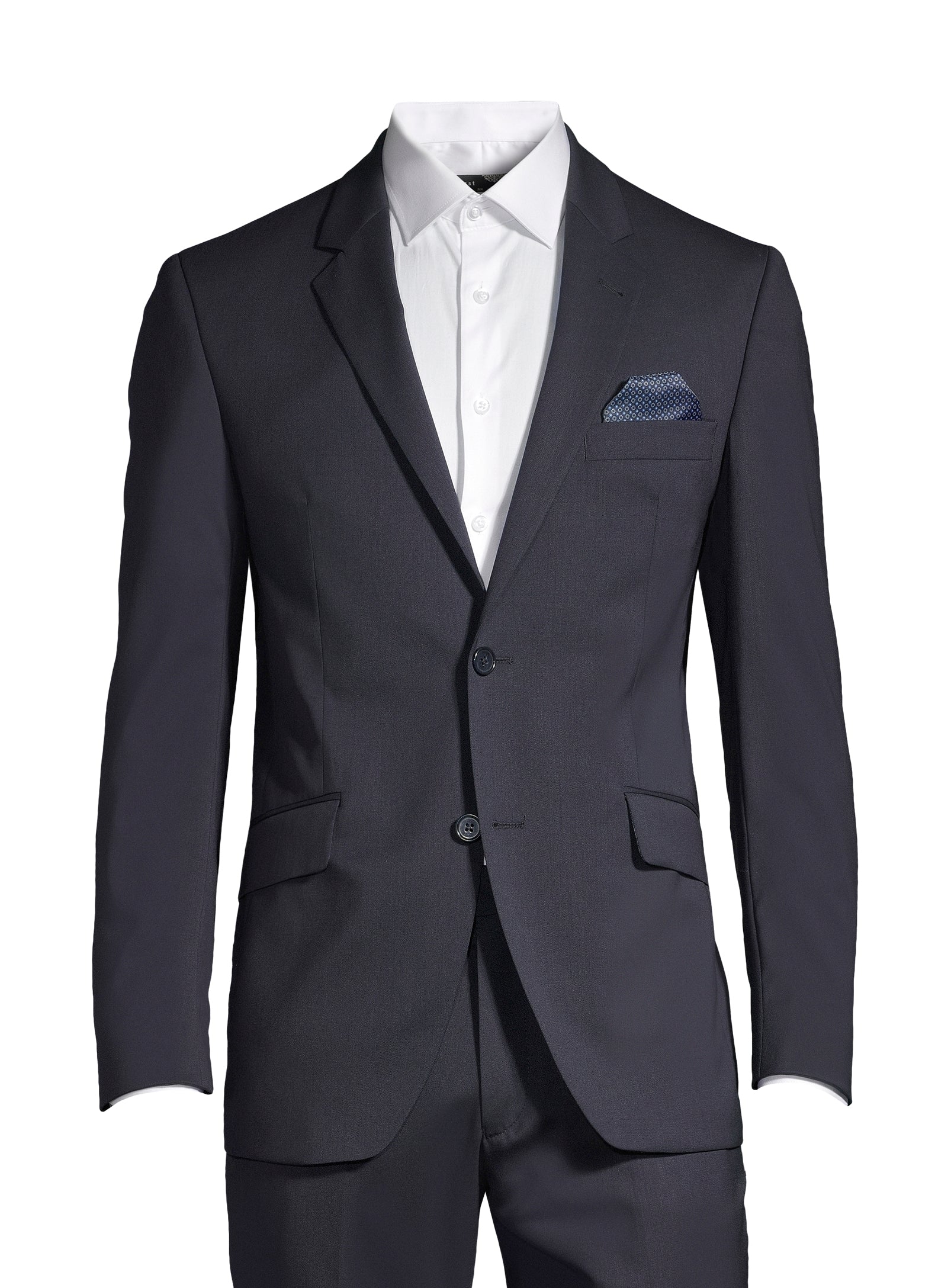 Essential Wool Nested Suit - Navy