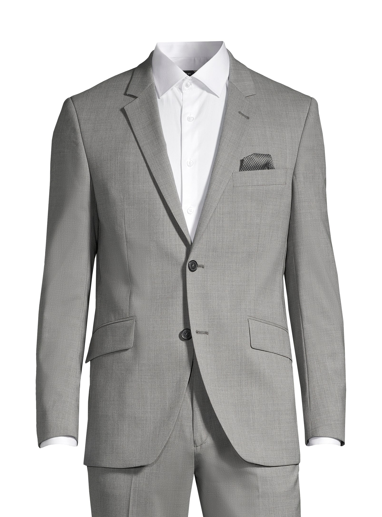 Essential Wool Nested Suit - Grey