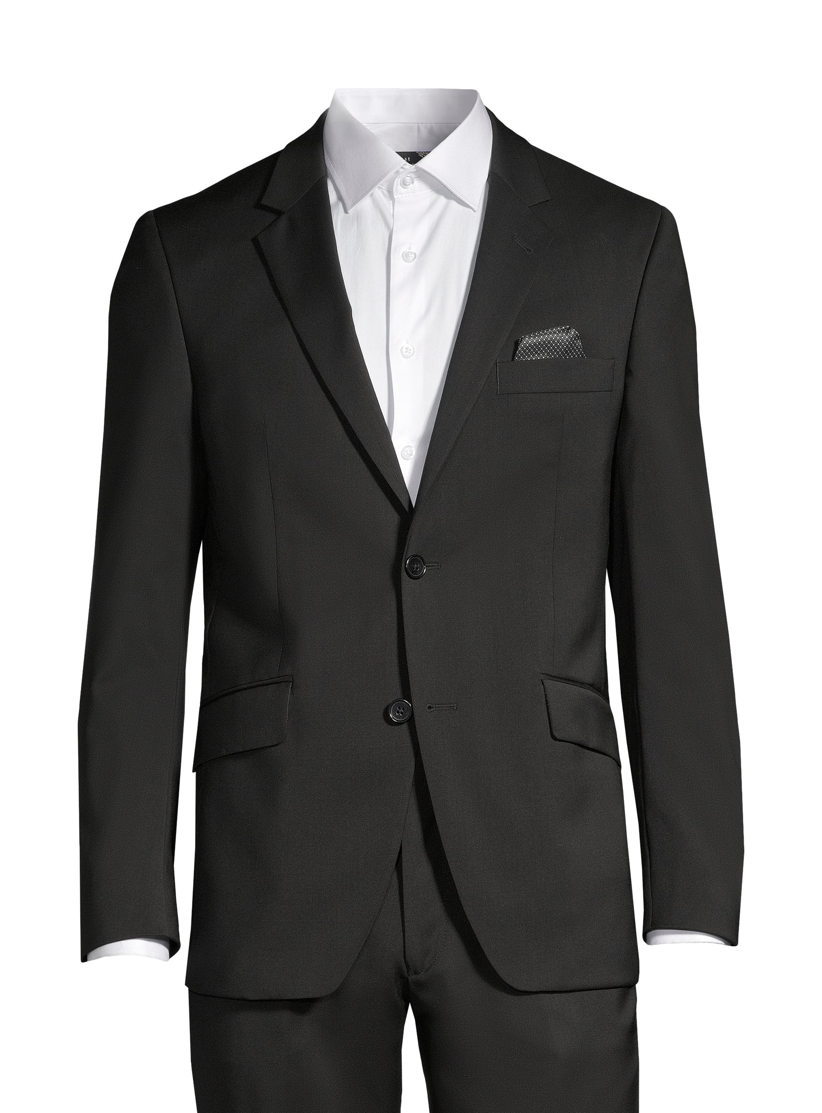 Essential Wool Nested Suit - Black