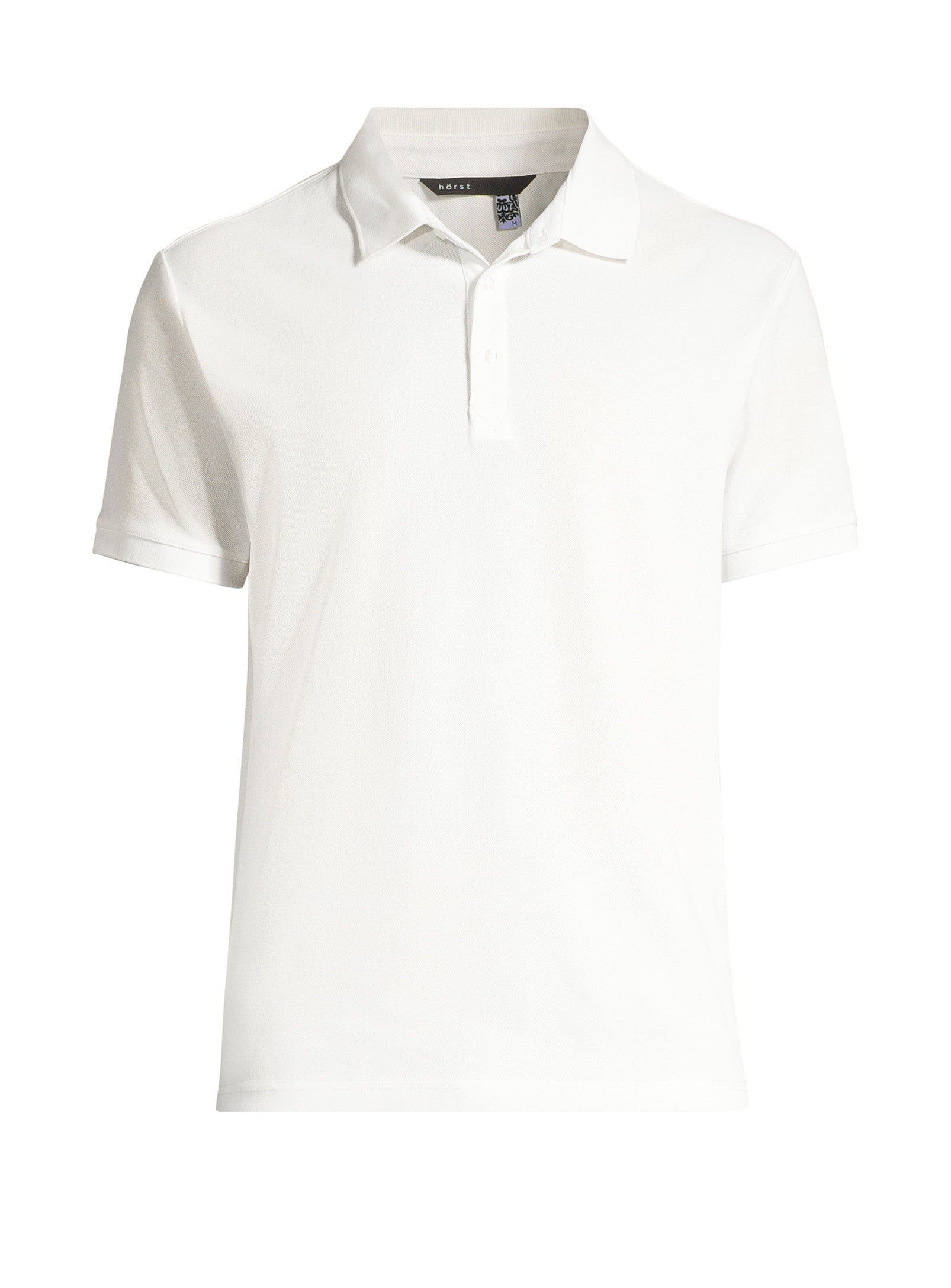 Pique Cotton Polo – White