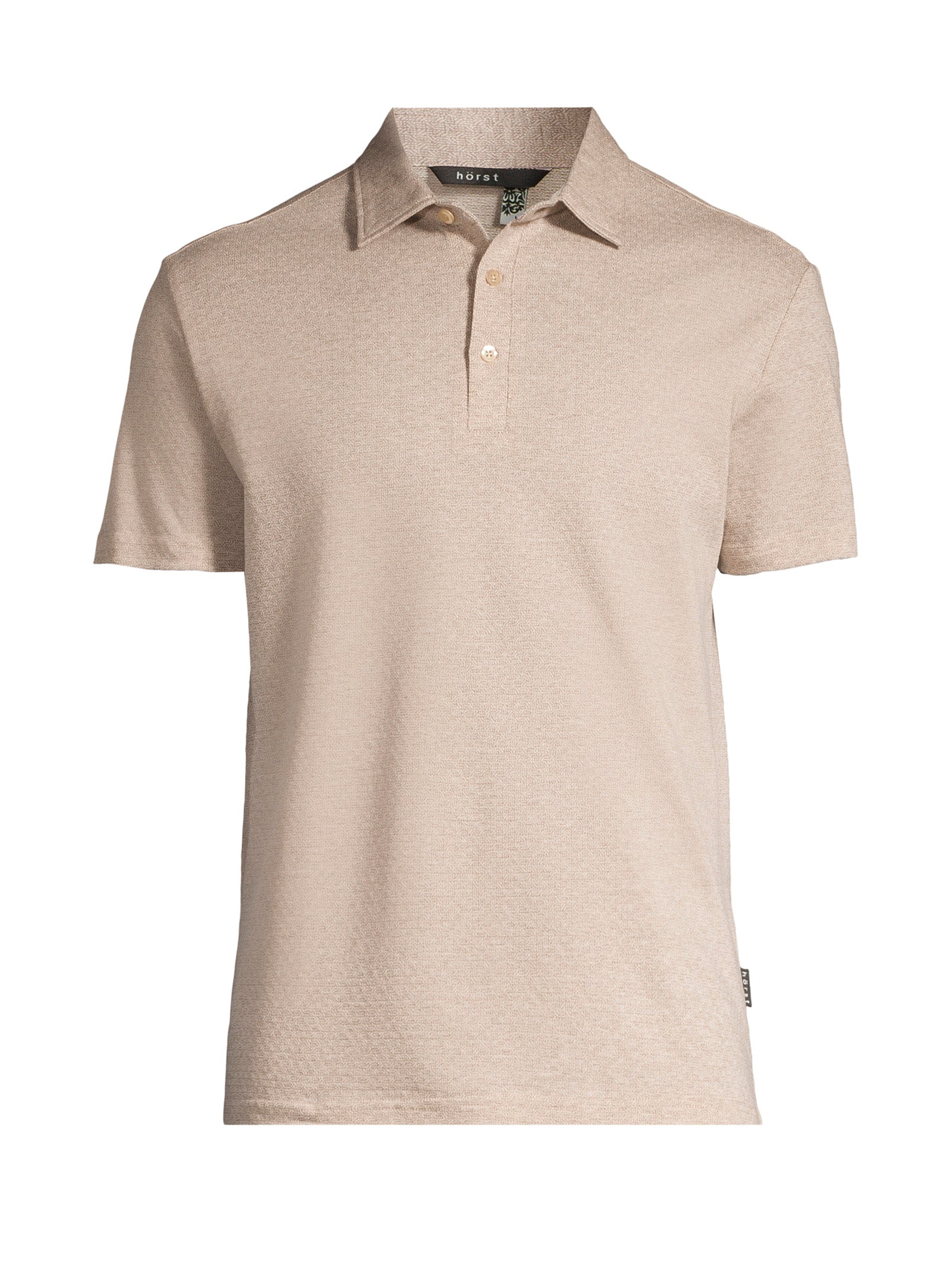 Jacquard Polo – Beige