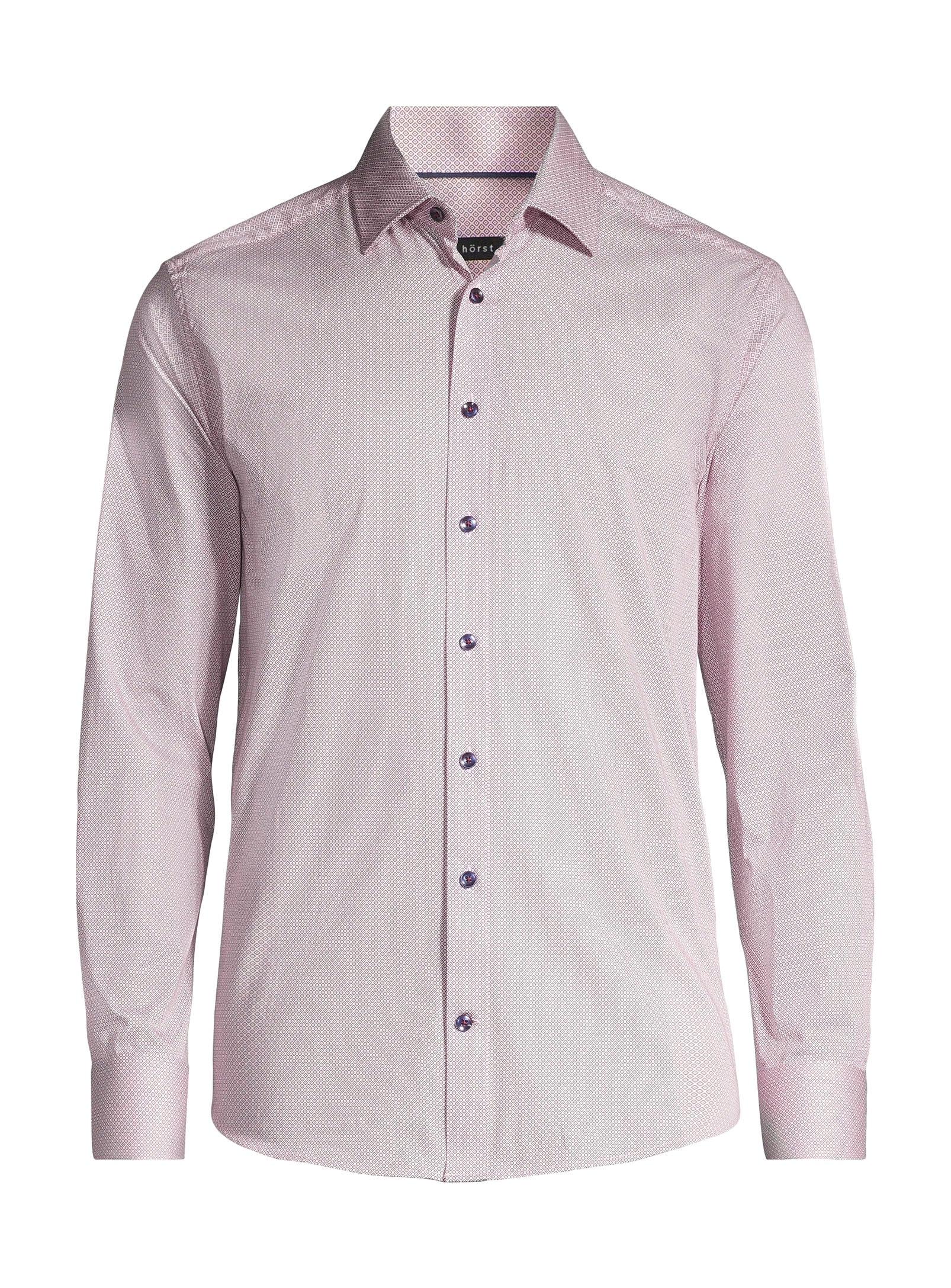 Cotton Dress Shirt - Burgundy