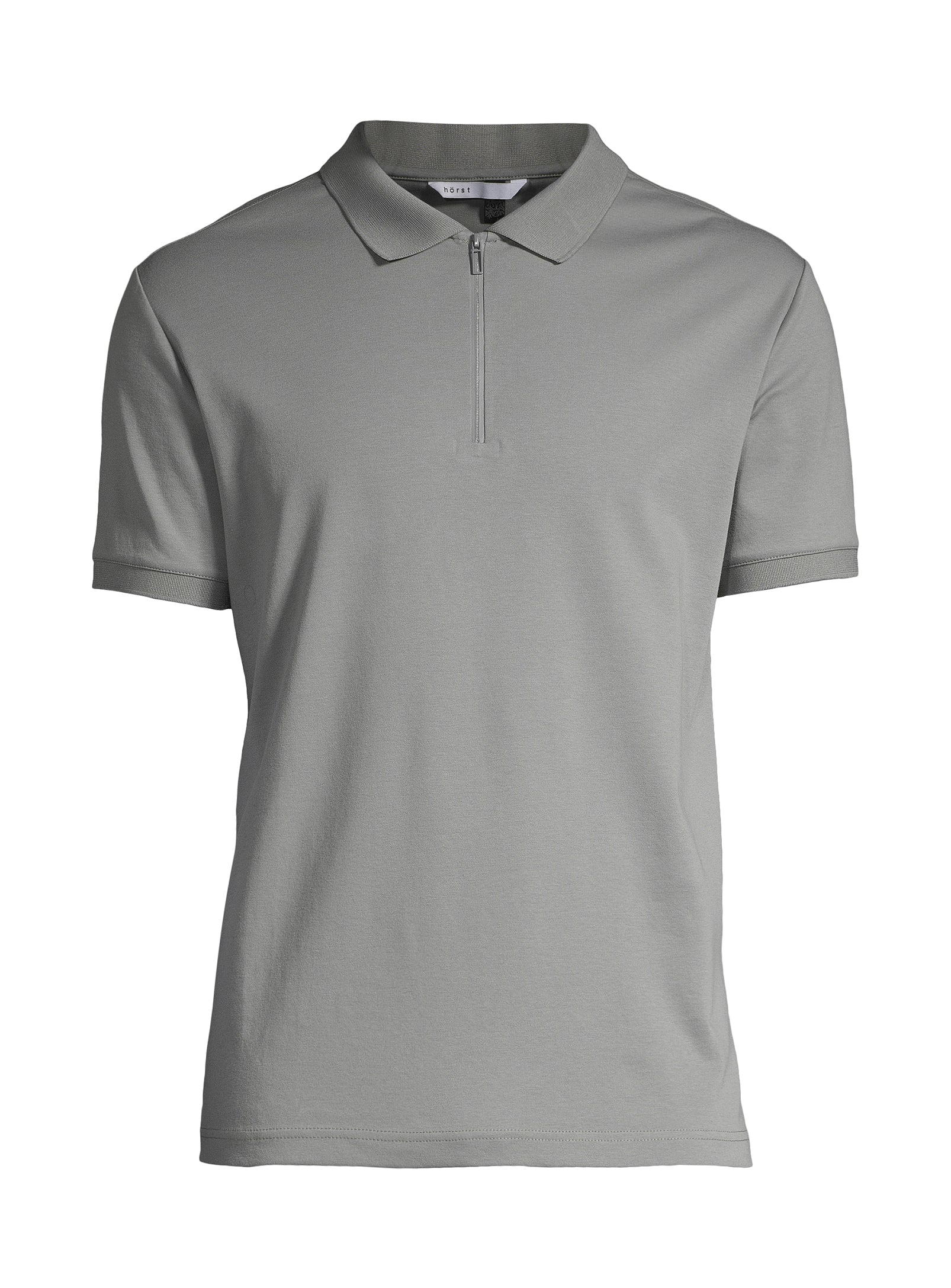Polo en coton mercerisé - Sauge