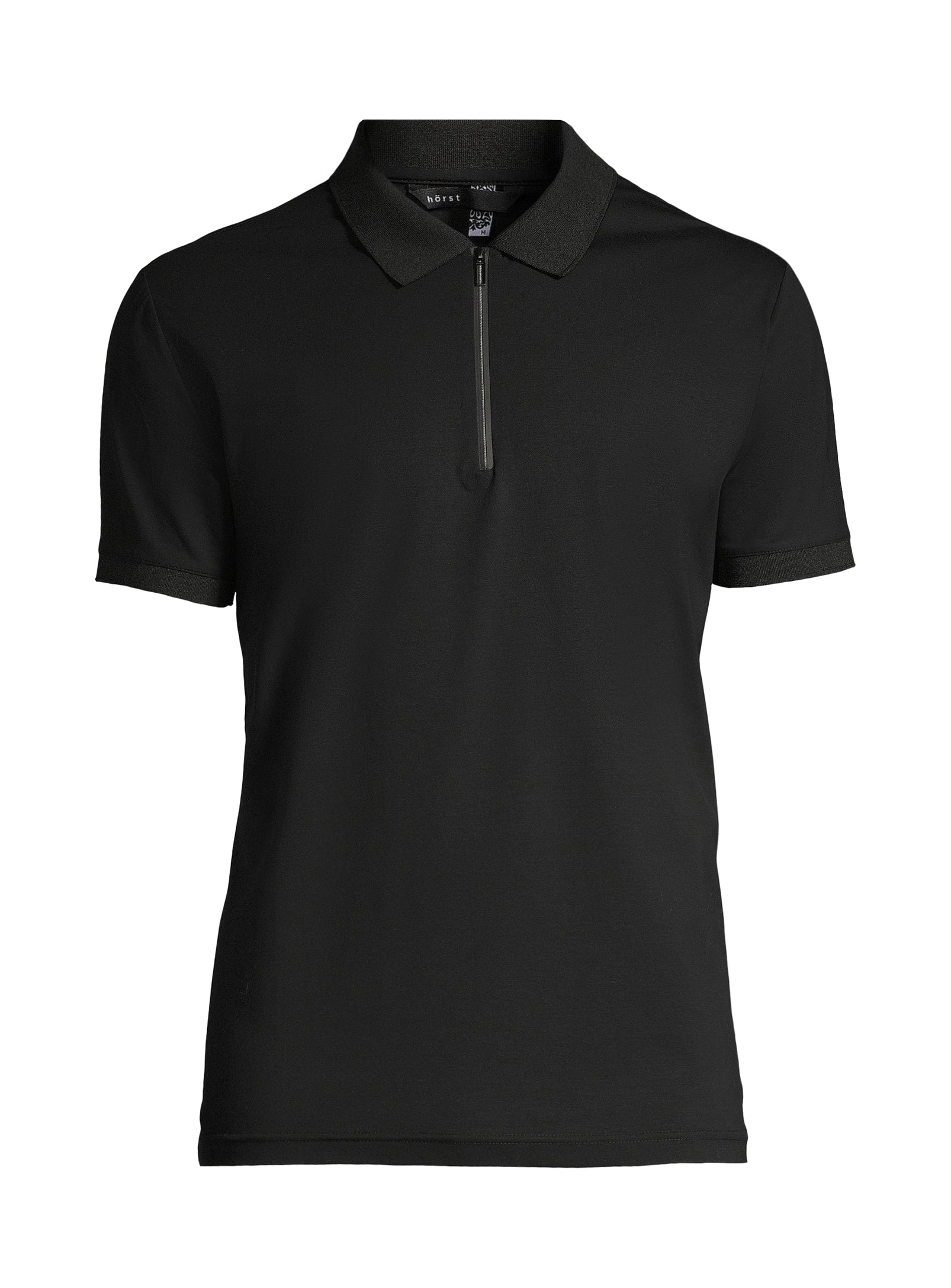Polo en coton mercerisé - Noir