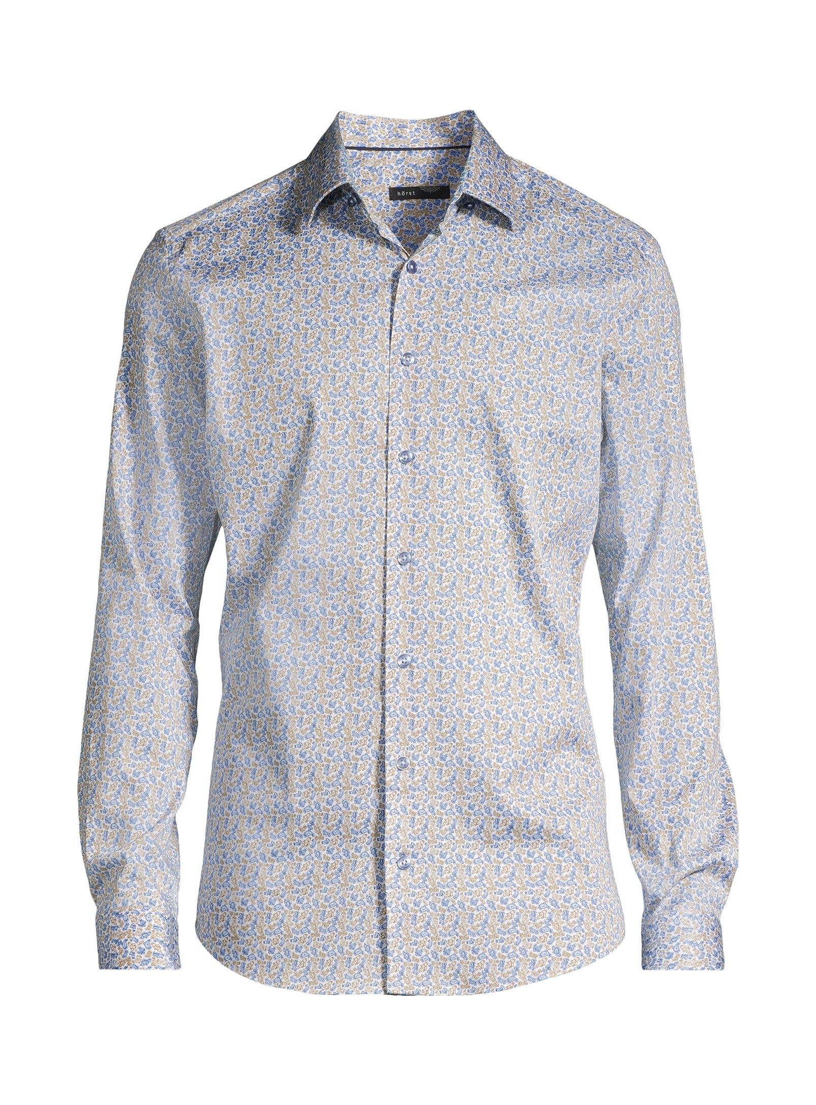 Chemise de sport en coton – Bleue