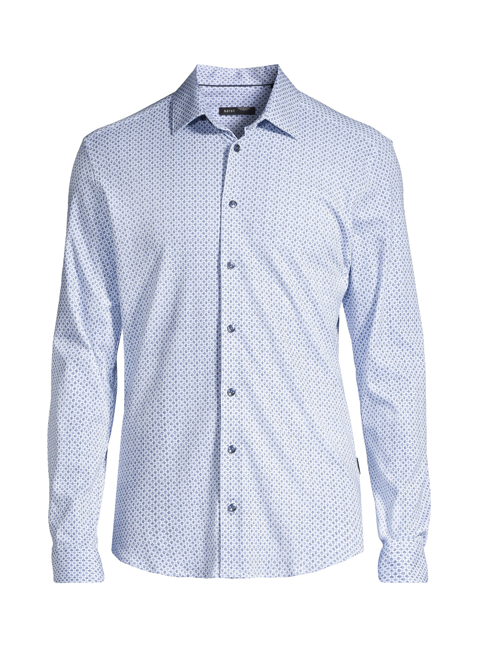 Chemise de sport en maille – Bleu denim