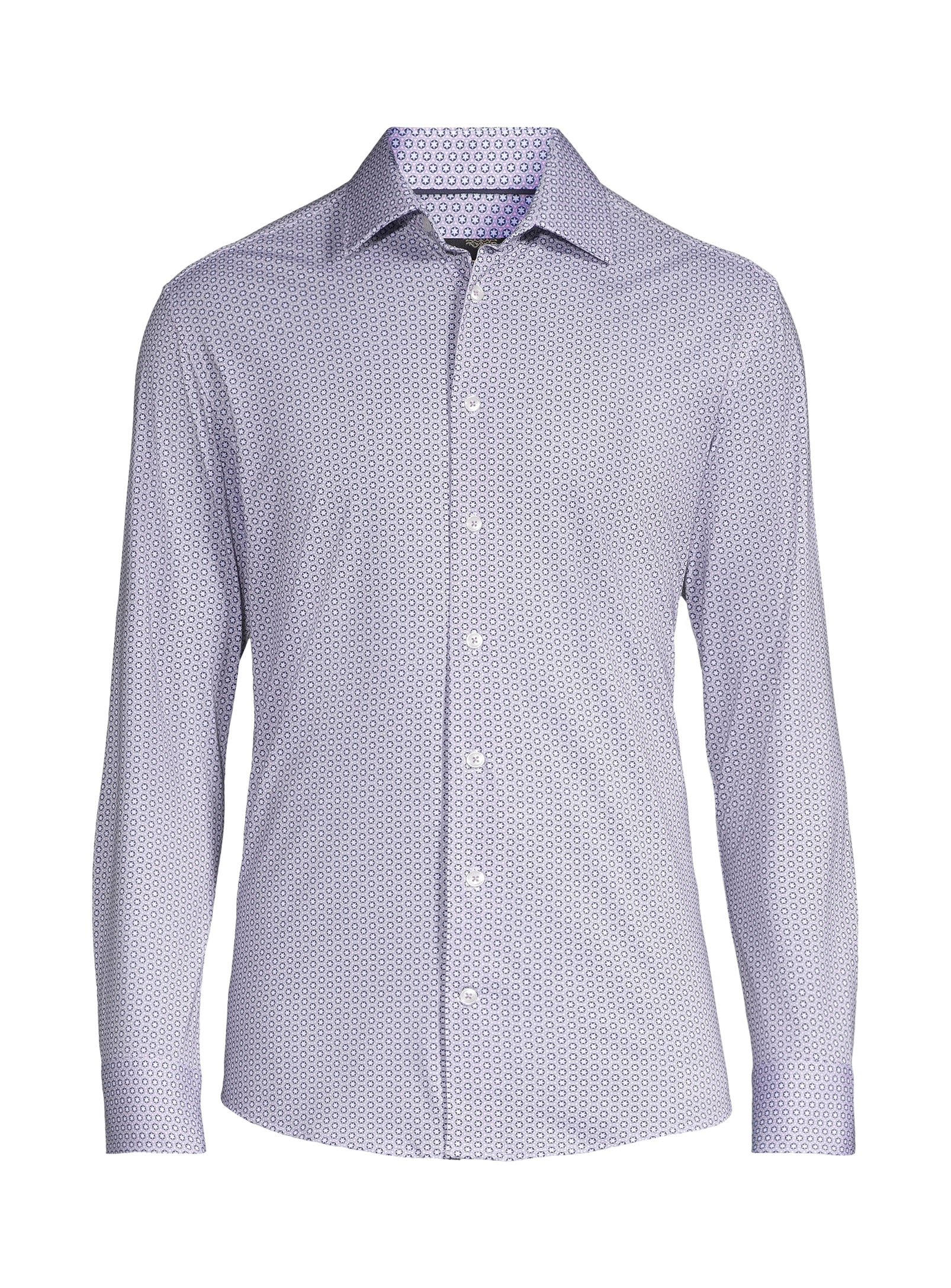 Chemise douce extensible 4 sens - Orchidée