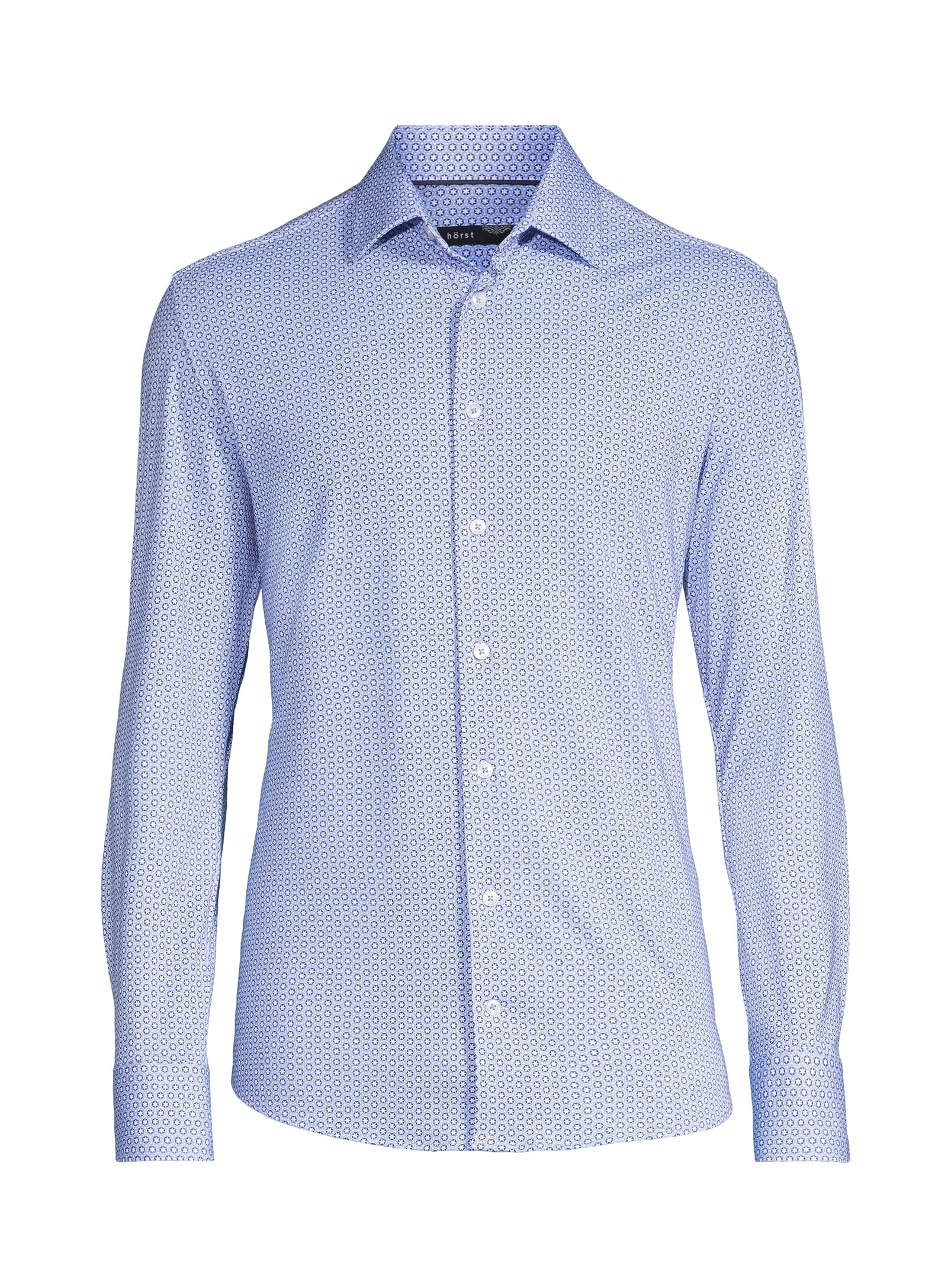 Chemise douce extensible 4 sens - Bleu