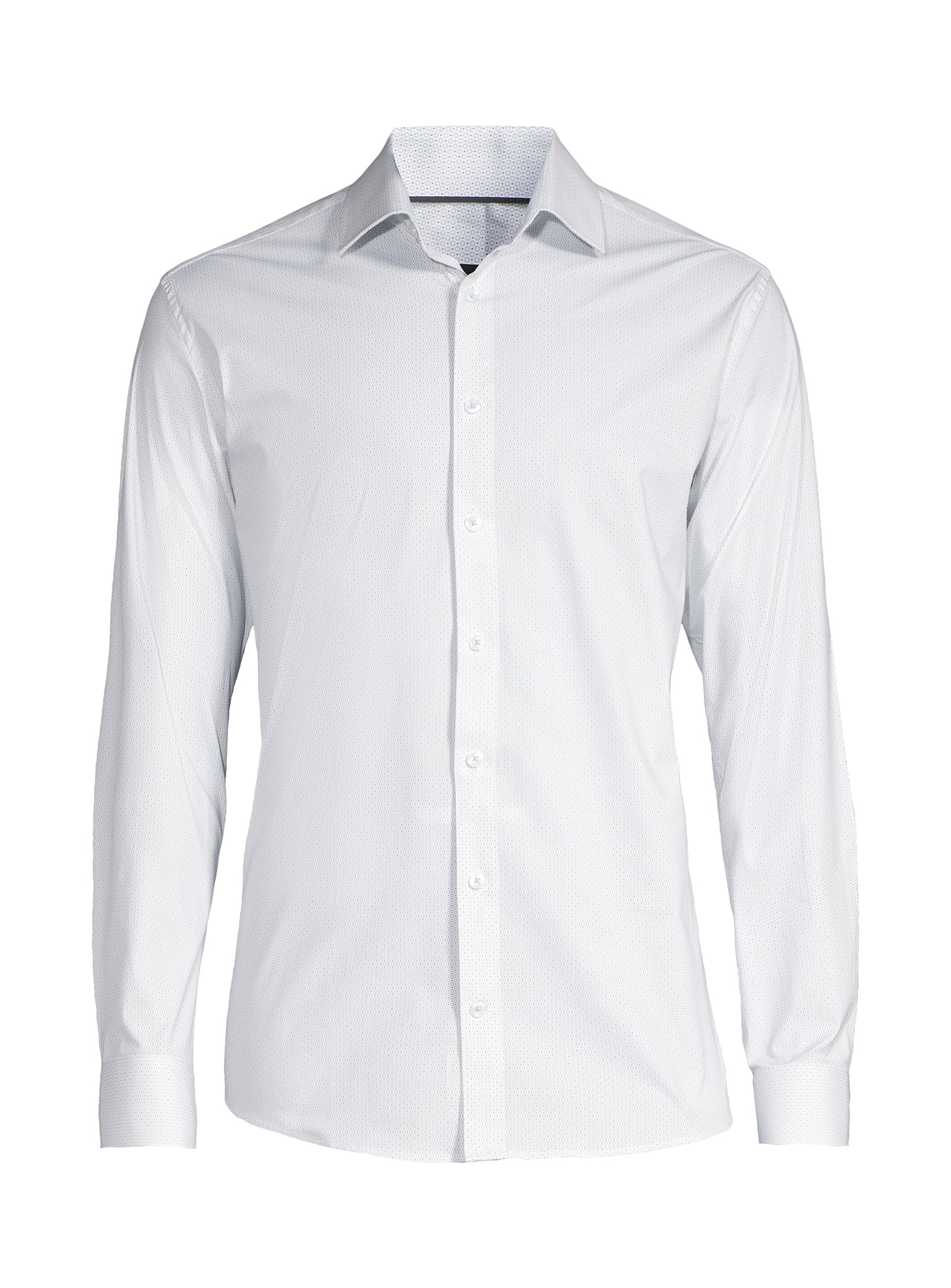 Chemise douce tissée extensible - Vert granit