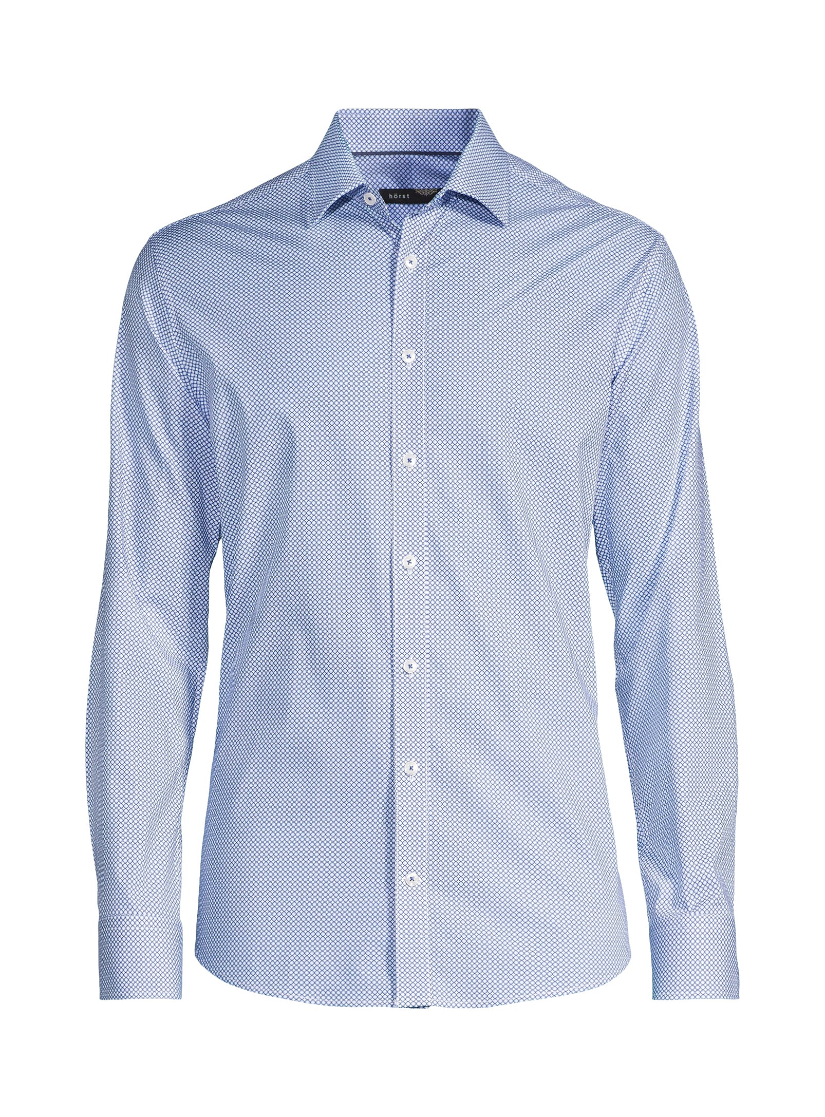 Chemise douce tissée extensible - Bleu