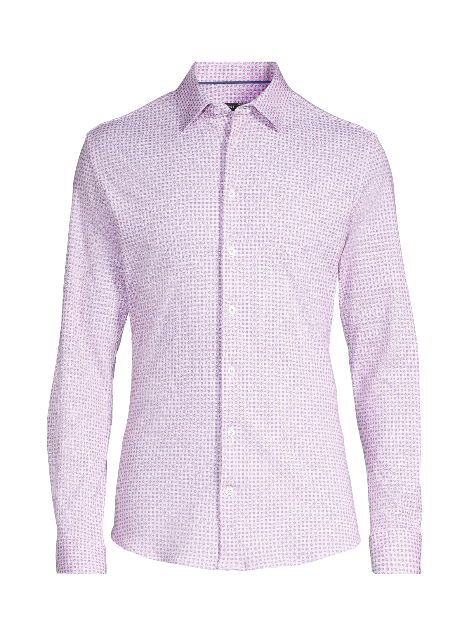 Chemise sport douce extensible 4 sens - Orchidée