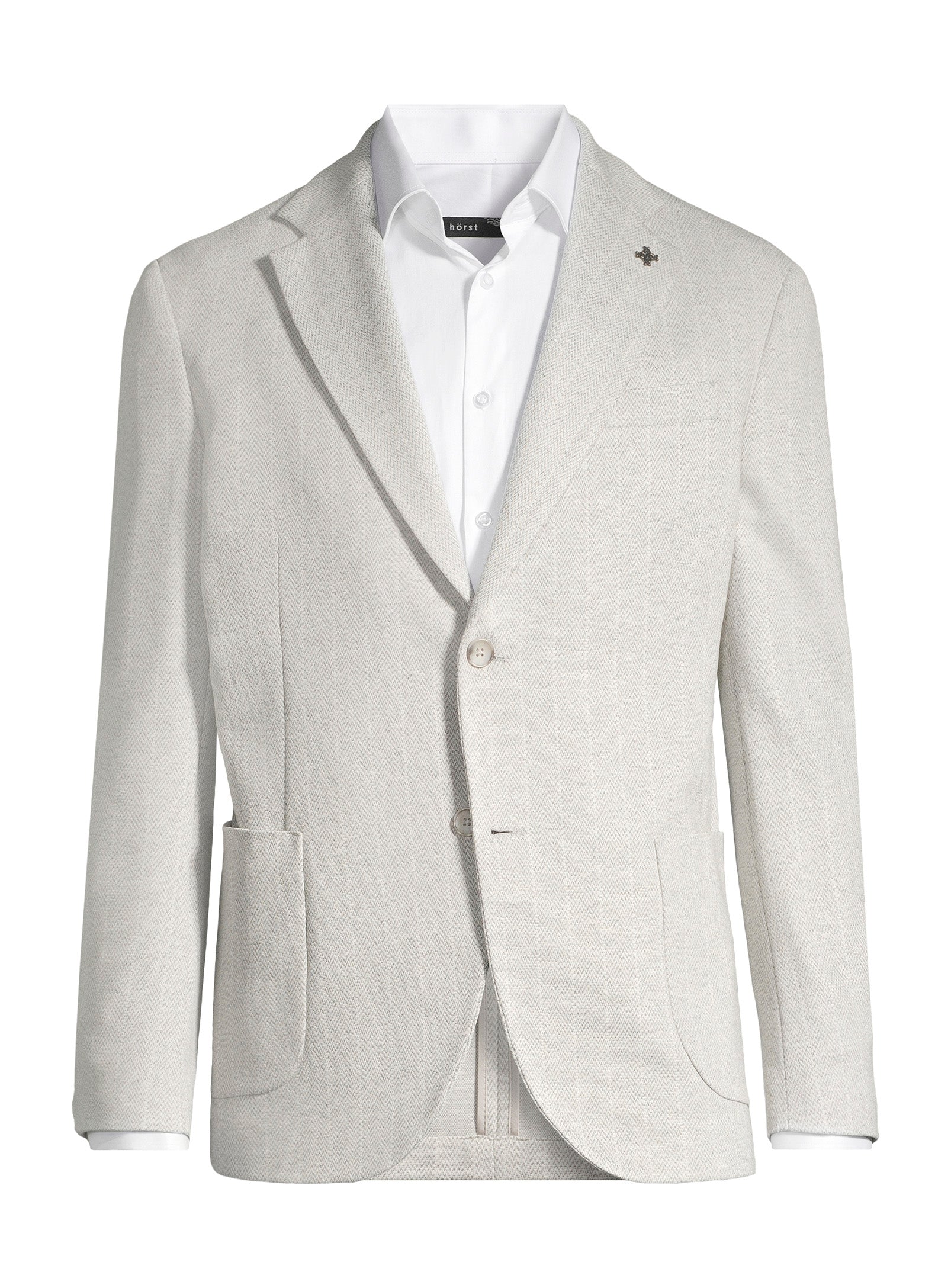 Knit Blazer – Light Grey