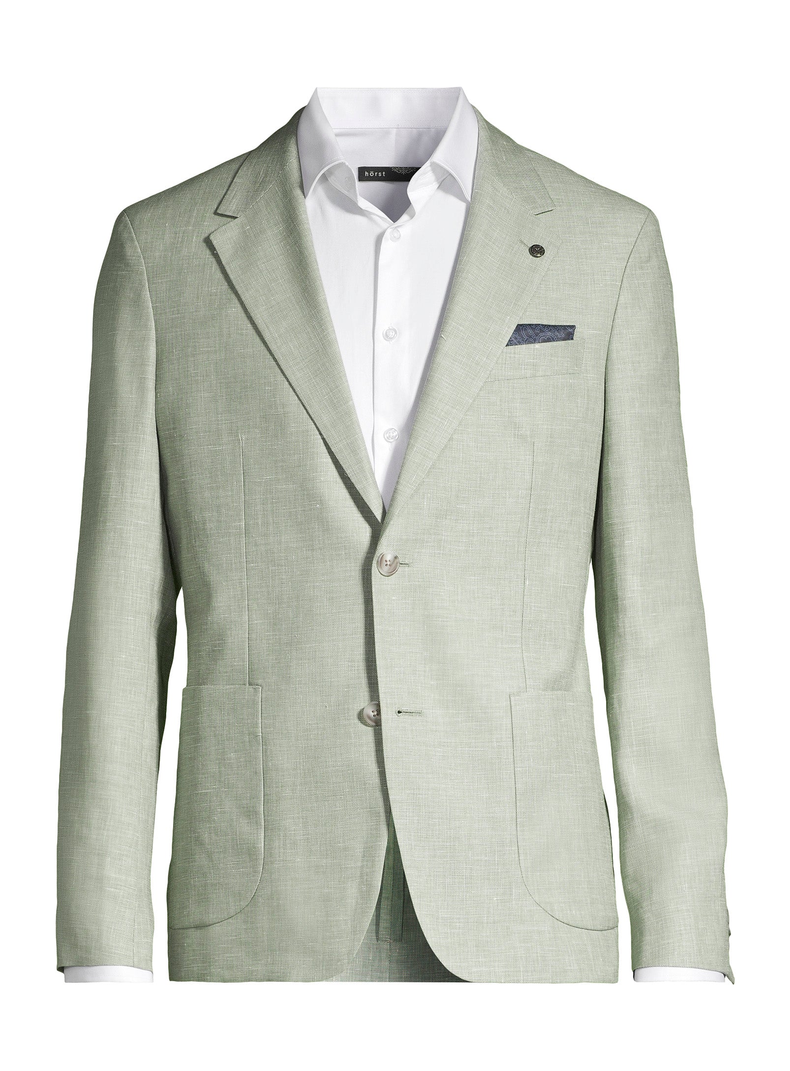 Contemporary Linen Blazer – Green
