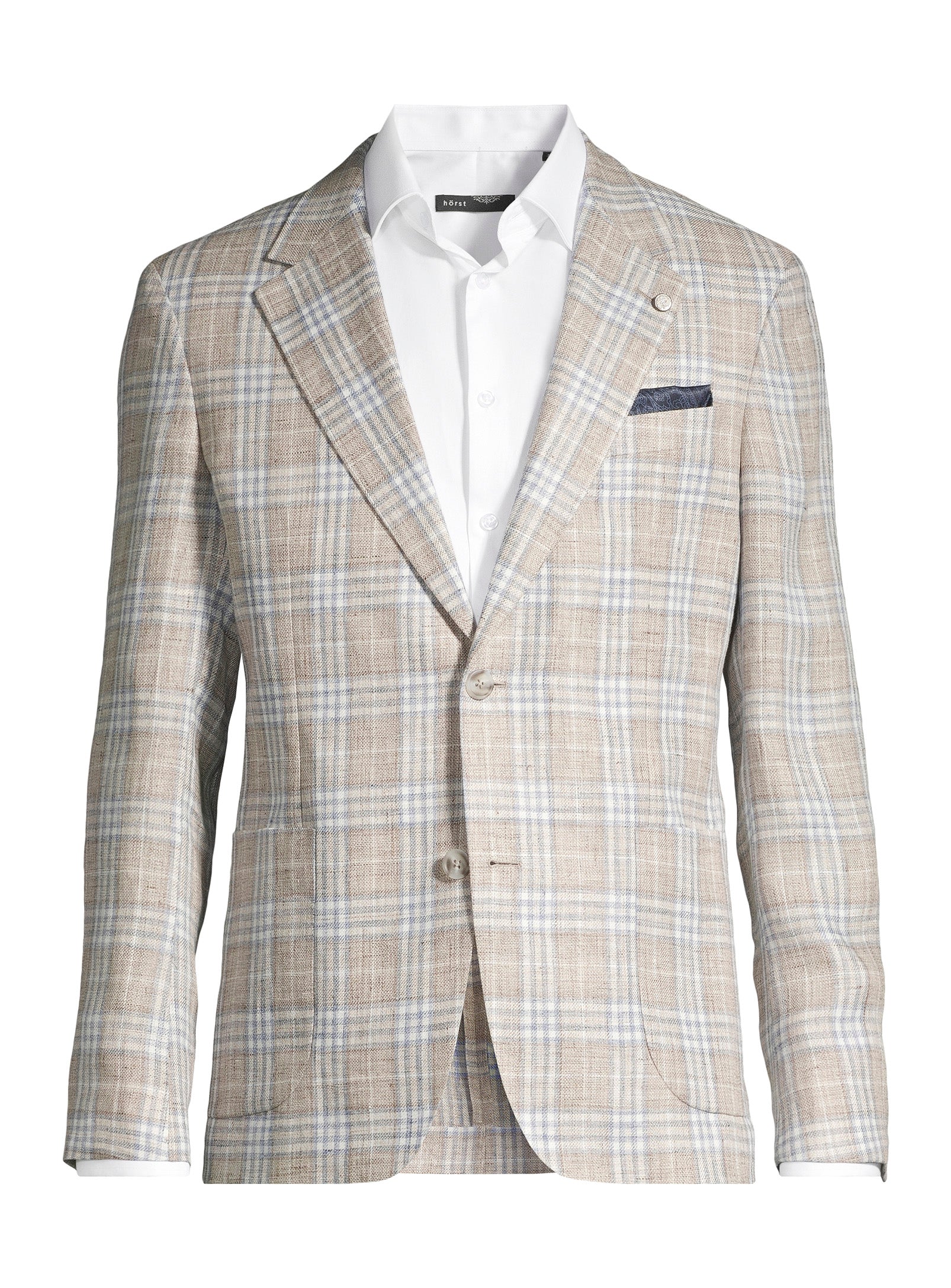 Contemporary Linen Blazer – Taupe