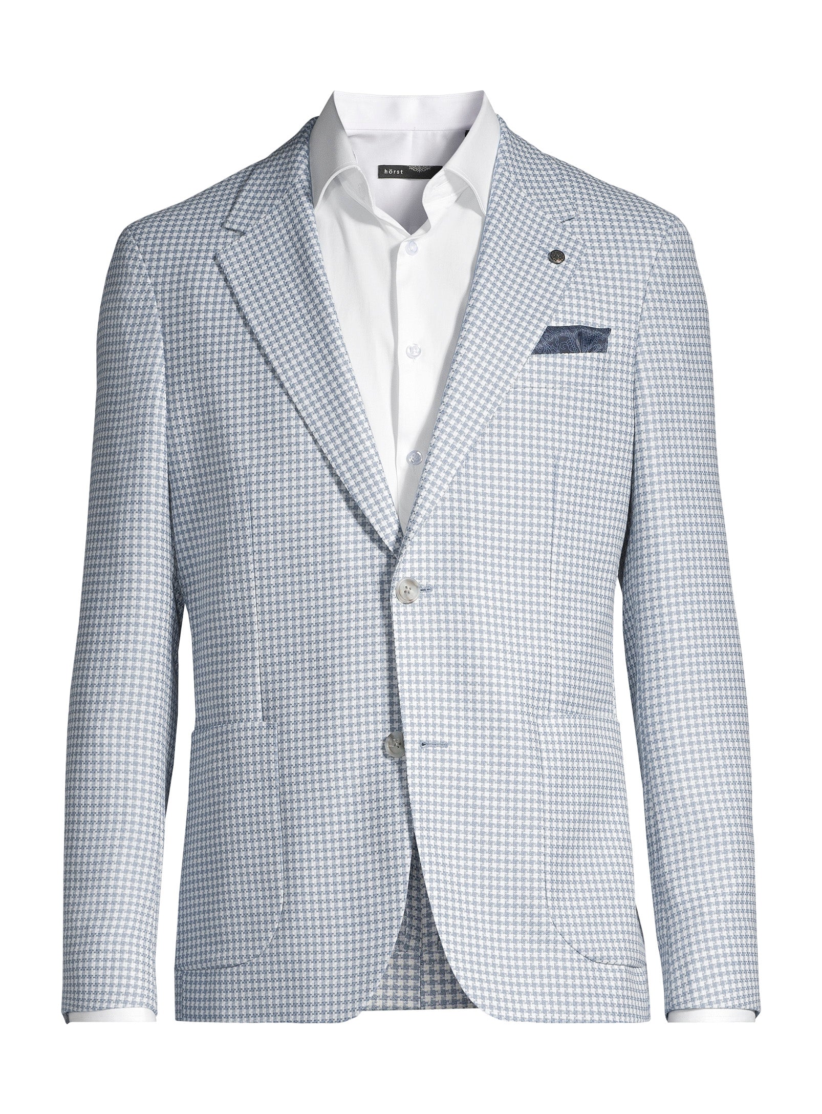 Contemporary Wool Blazer – Blue
