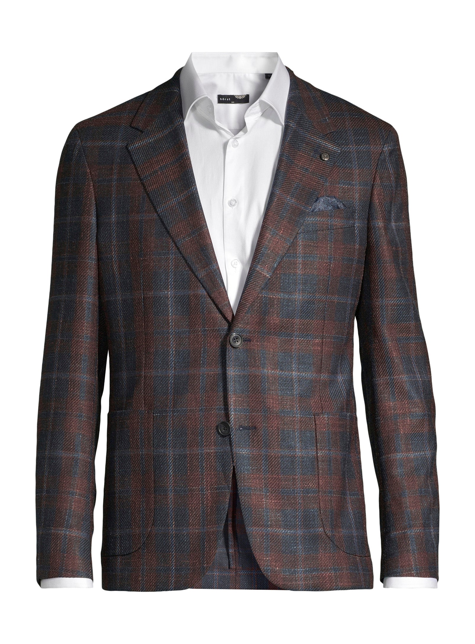 Contemporary Linen Blazer – Navy
