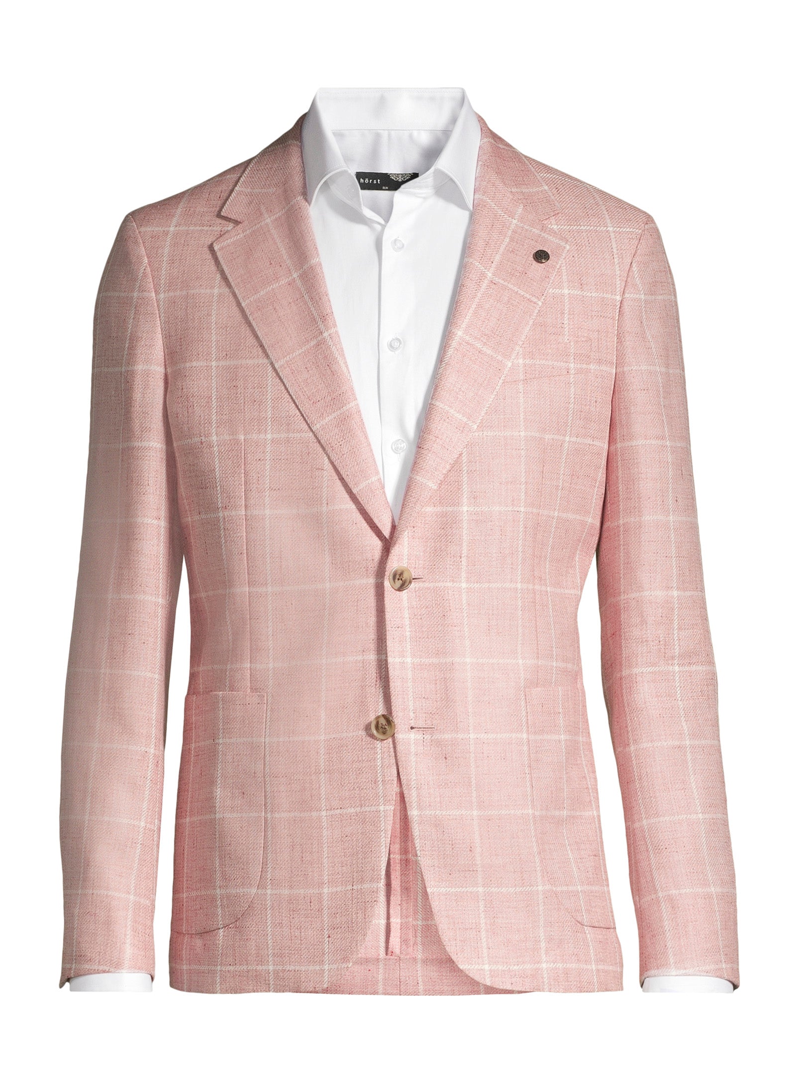 Contemporary Linen Blazer – Pink