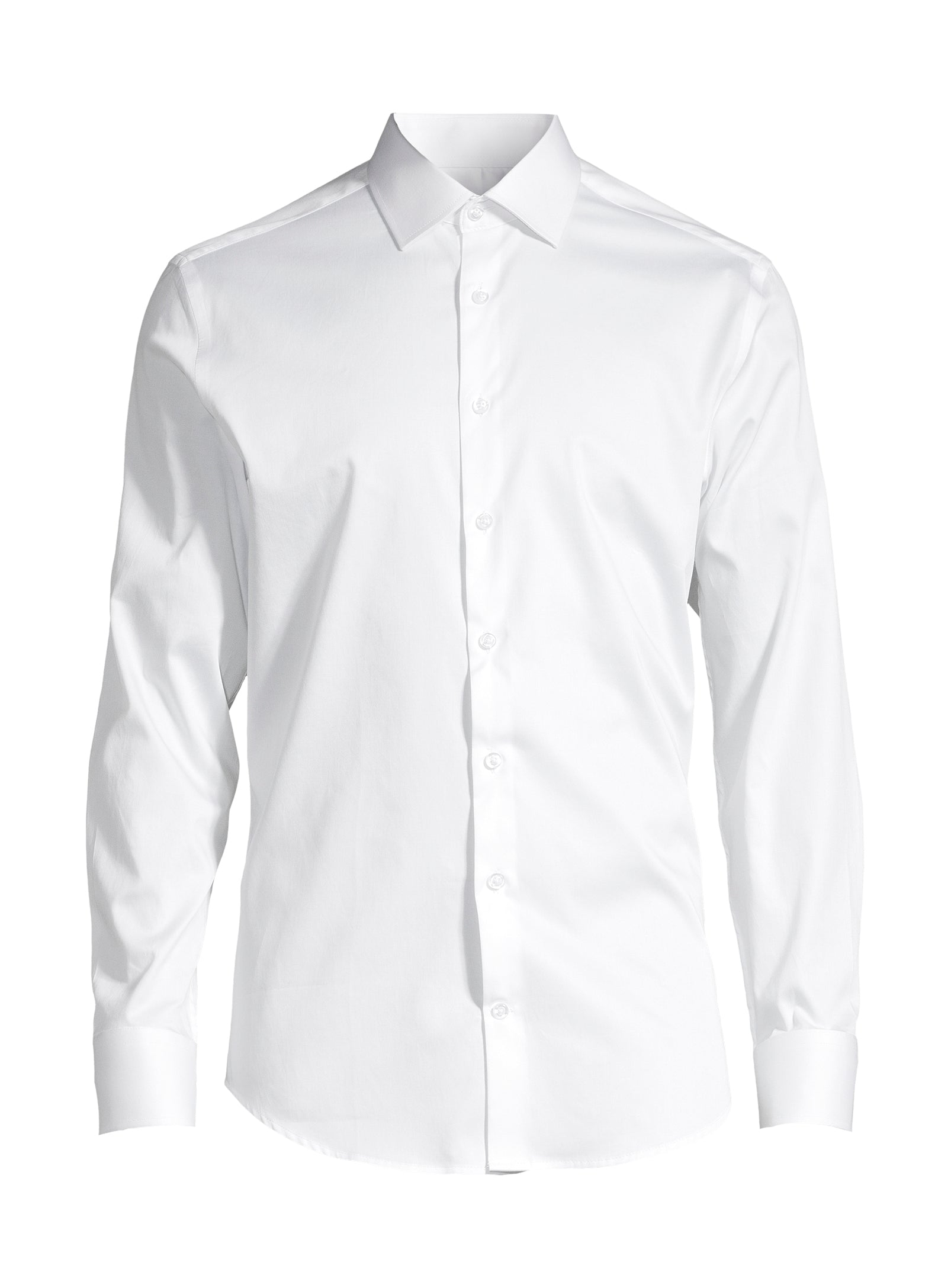 Chemise en coton essentielle - Blanche
