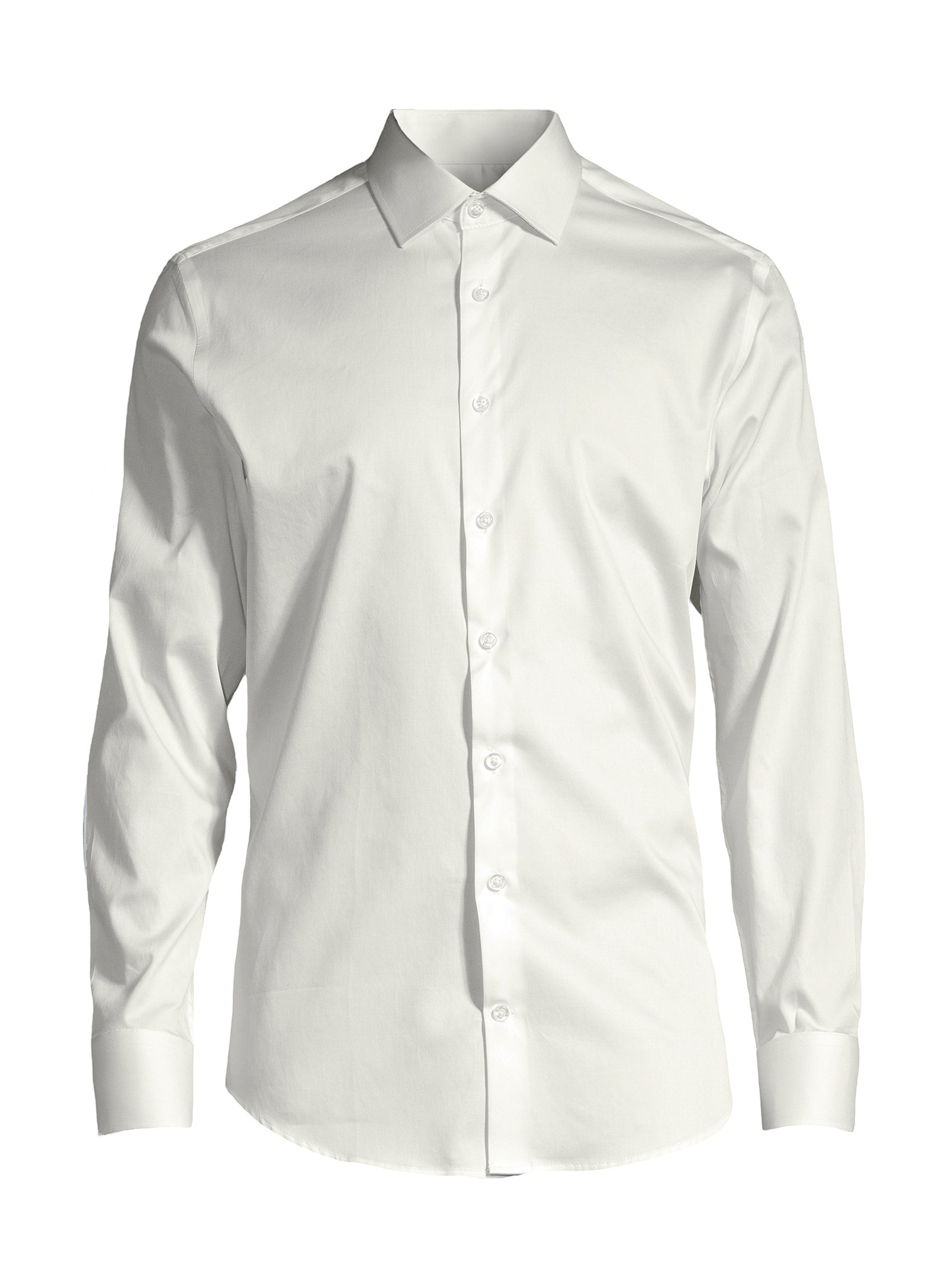 Chemise en coton essentielle - Blanc cassé