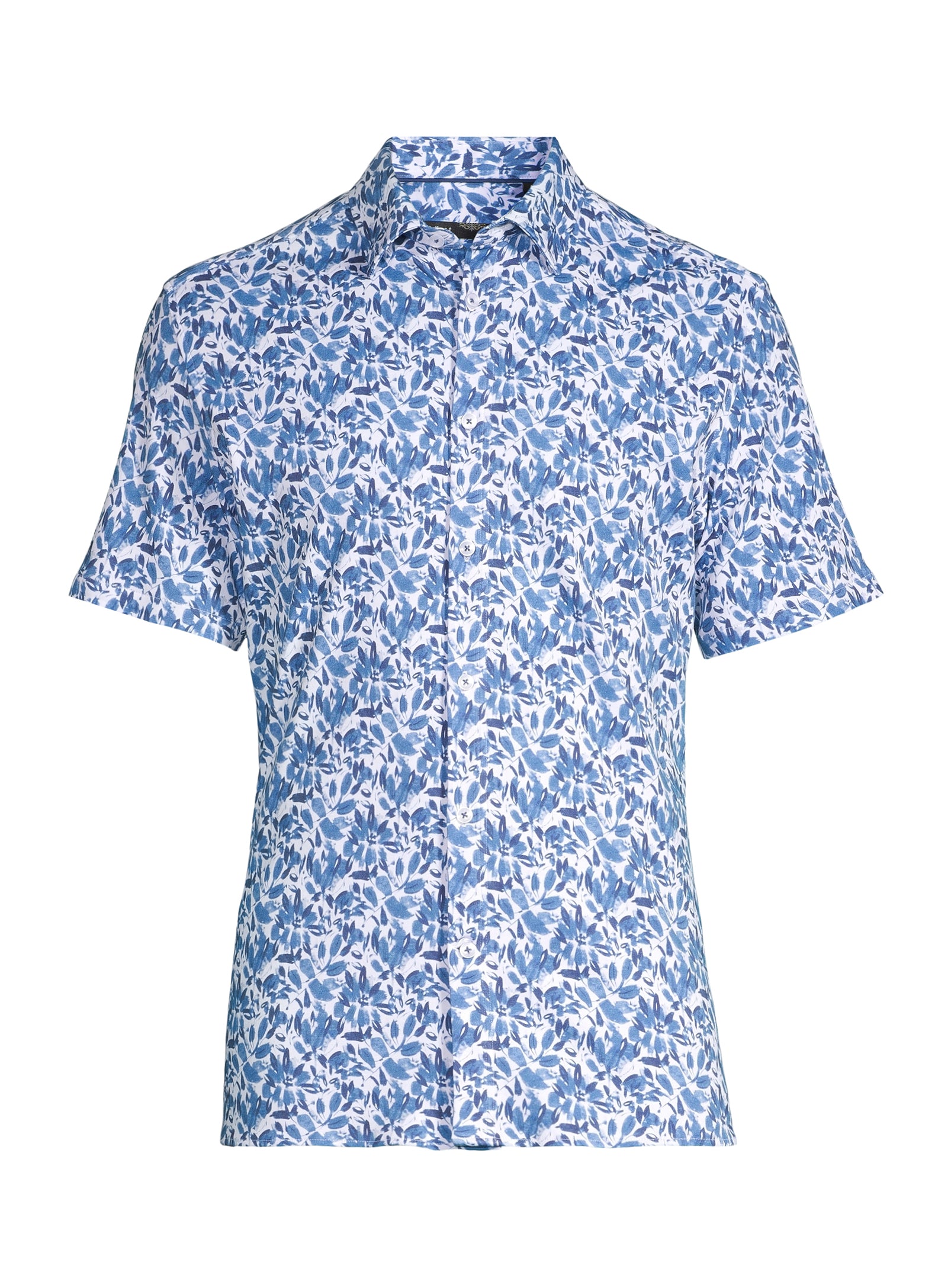 Chemise sport douce extensible 4 sens - Bleu