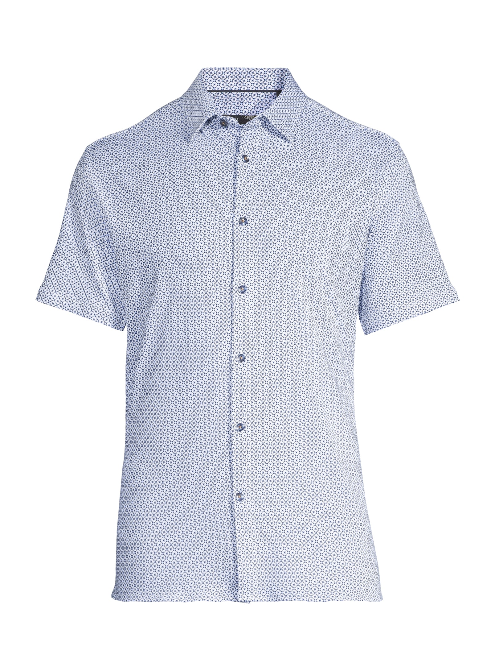 Chemise sport douce extensible 4 sens - Bleu