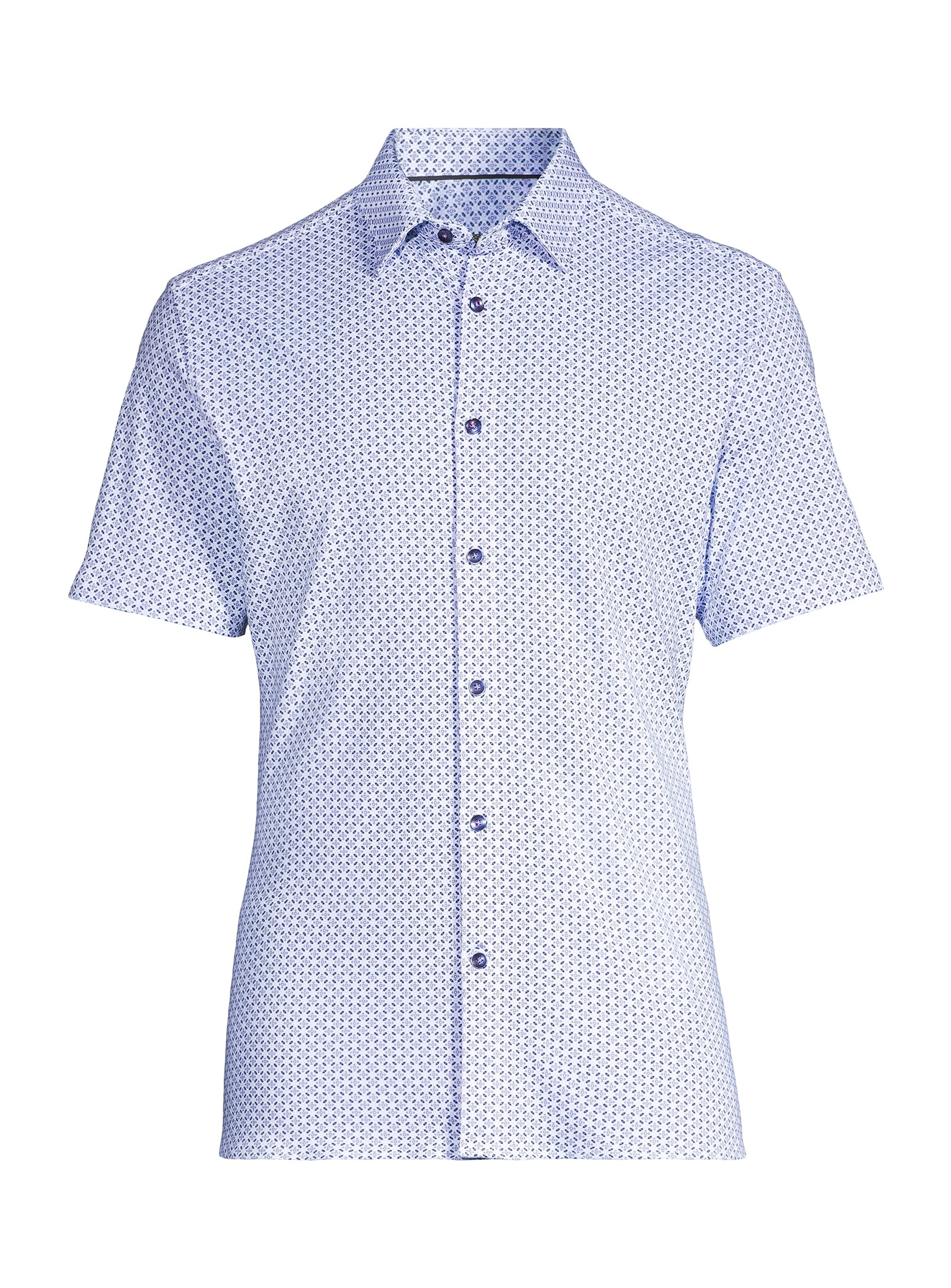 Chemise sport douce extensible 4 sens - Bleu