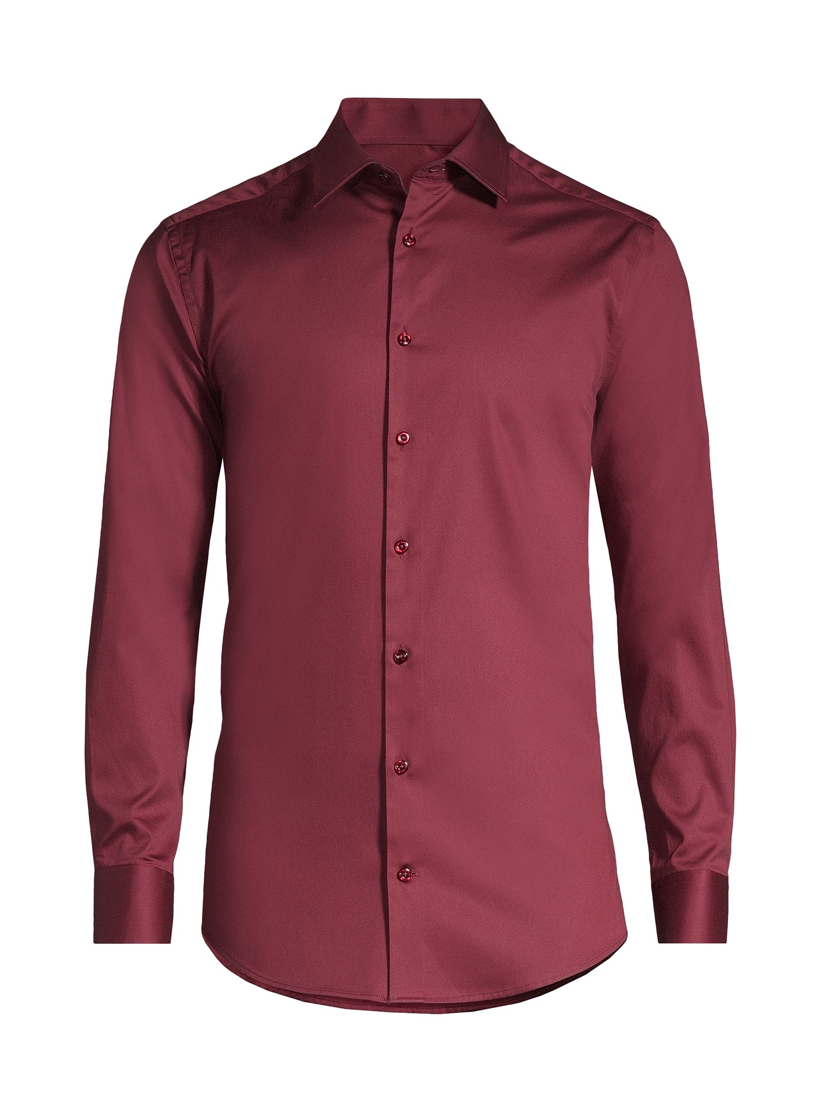 Chemise en coton essentielle - Bourgogne