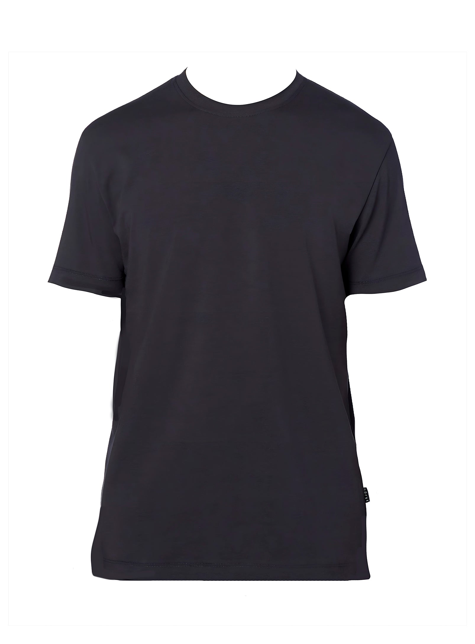 Cotton Crewneck T-shirt - Navy
