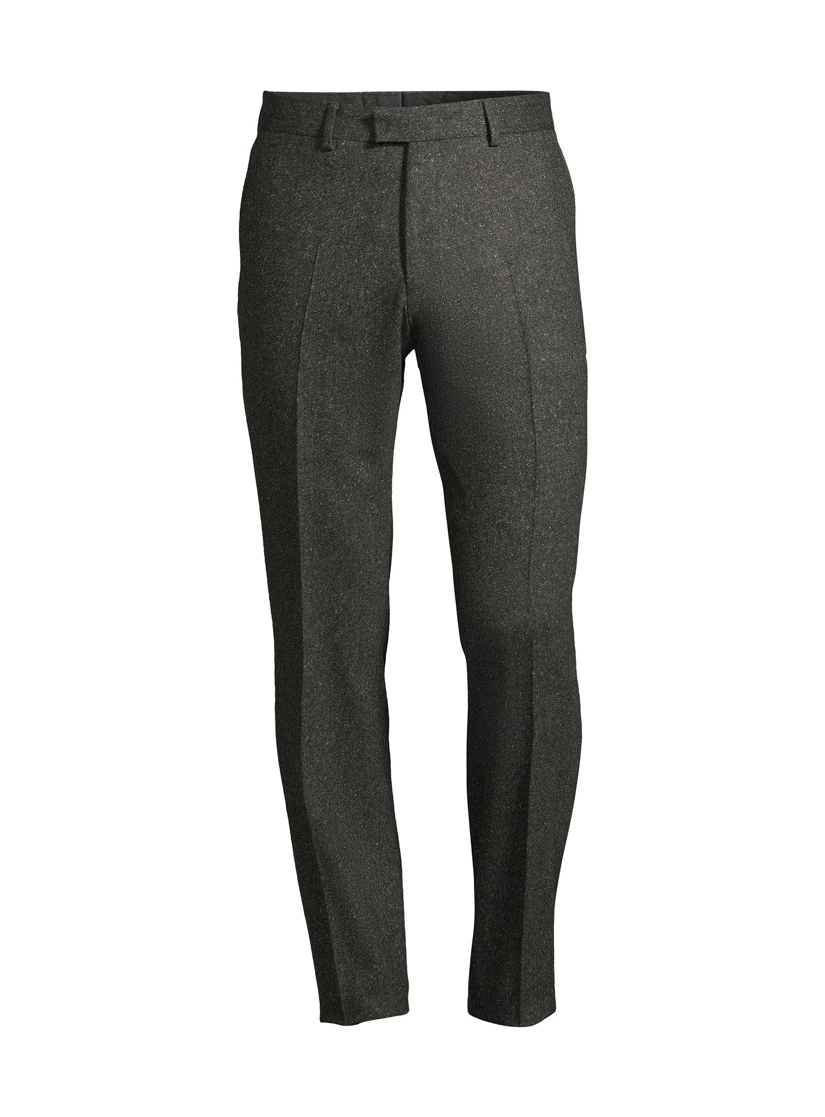 Contemporary Wool Dress Pants - Dark Green