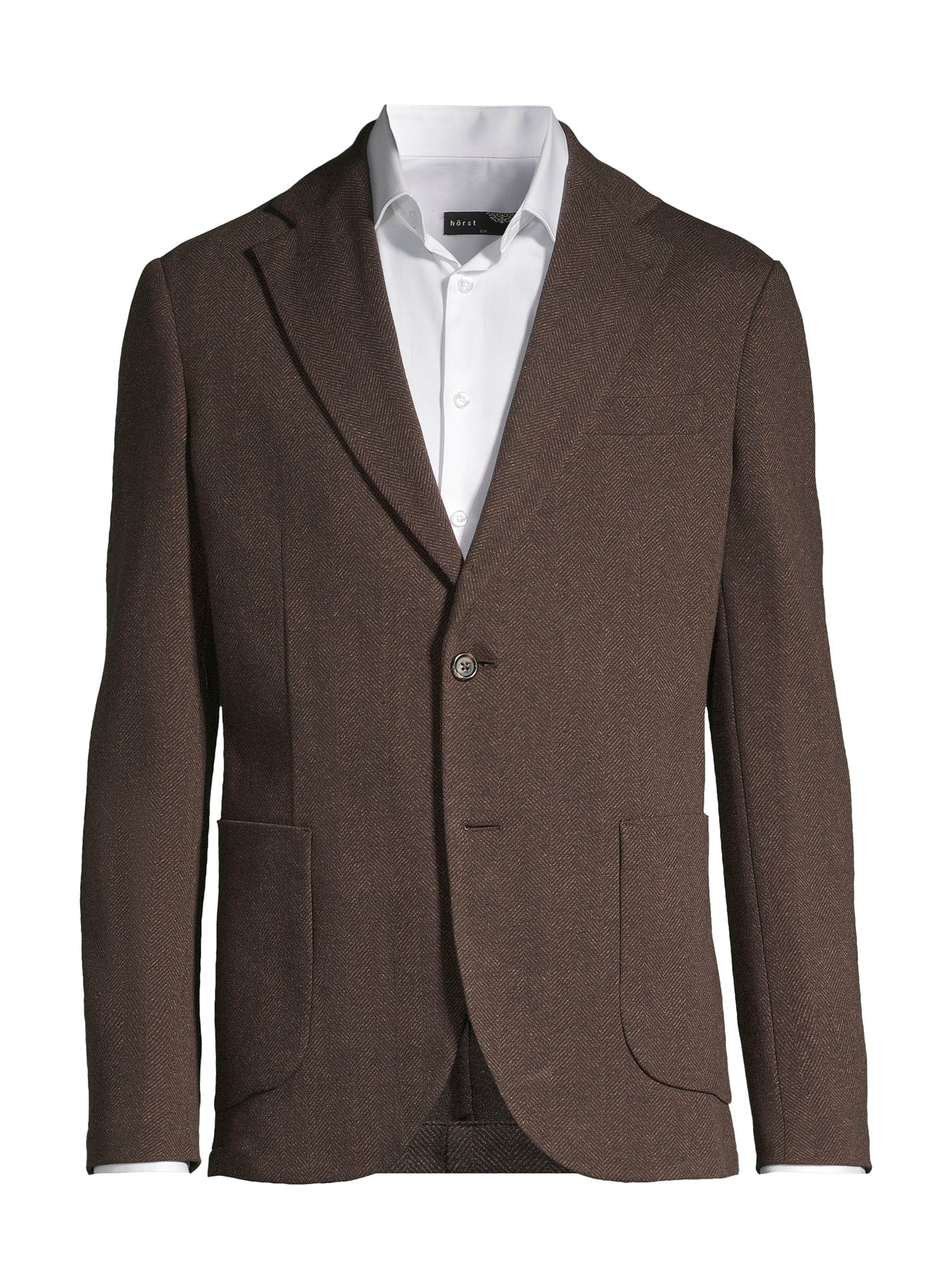 Knit Blazer - Brown