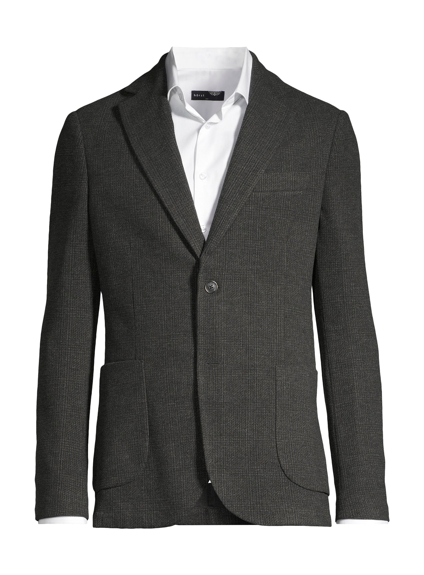 Knit Blazer - Charcoal