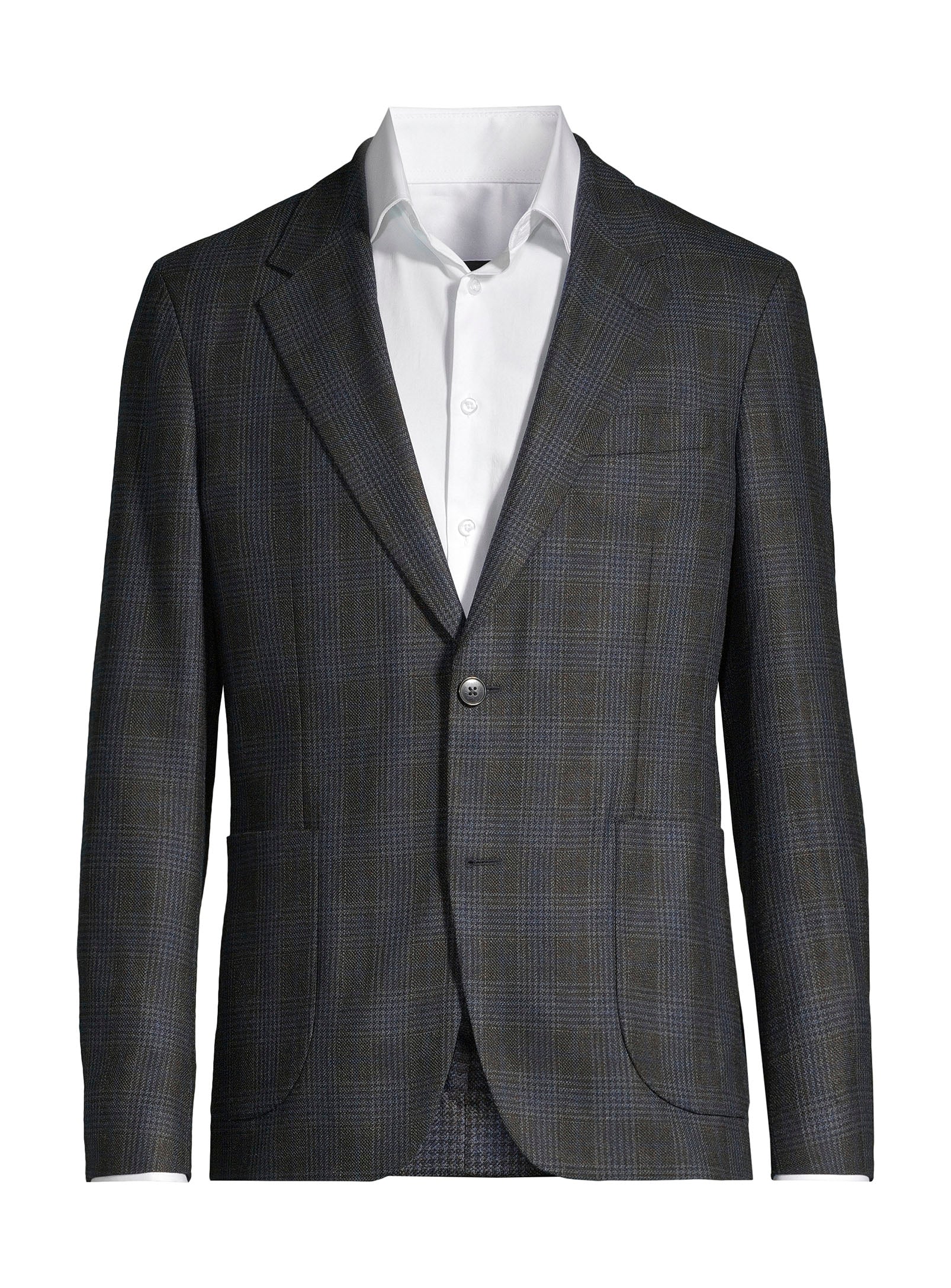 Contemporary Wool Blazer - Black