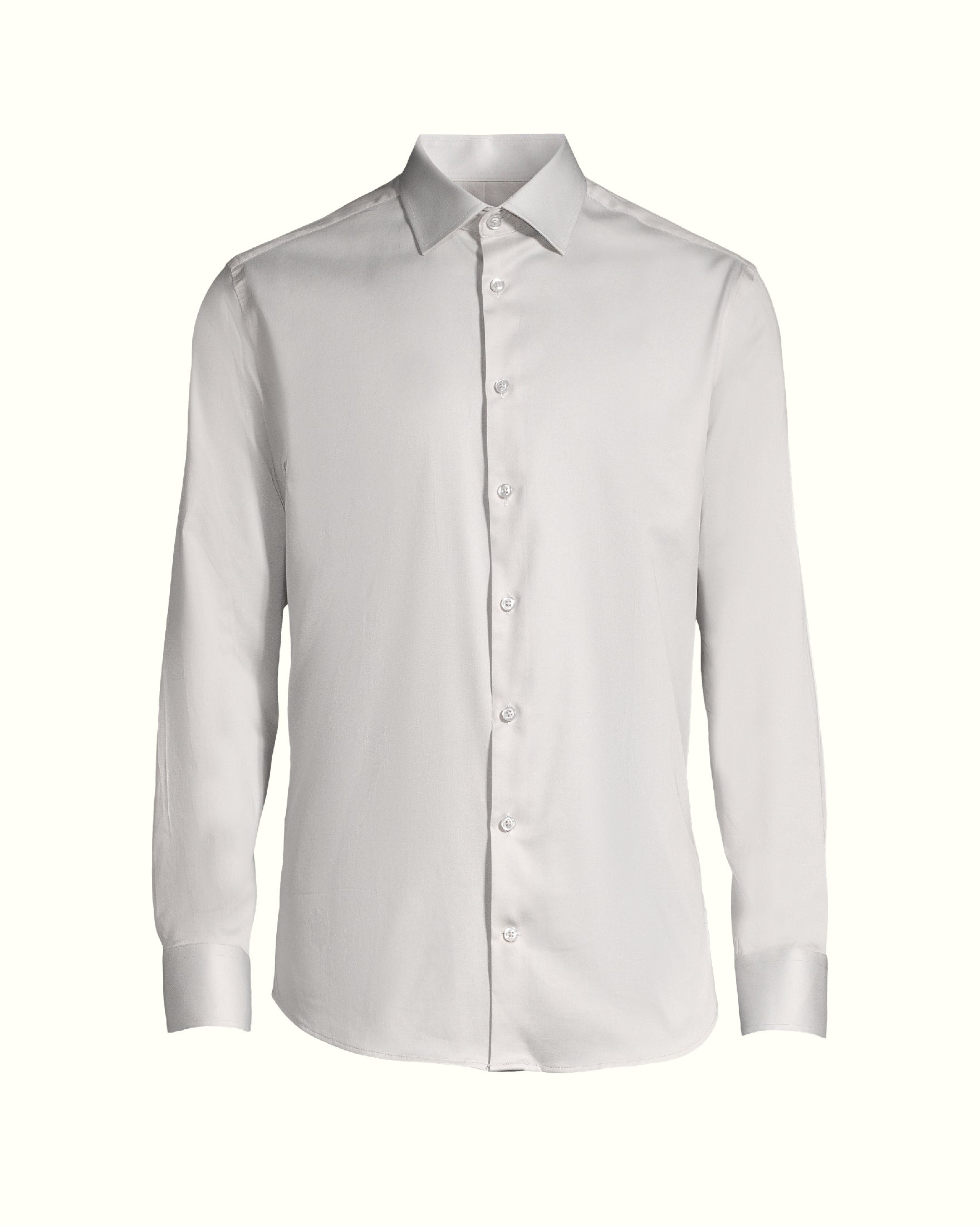 Essential Chemise habillée en coton – Argent