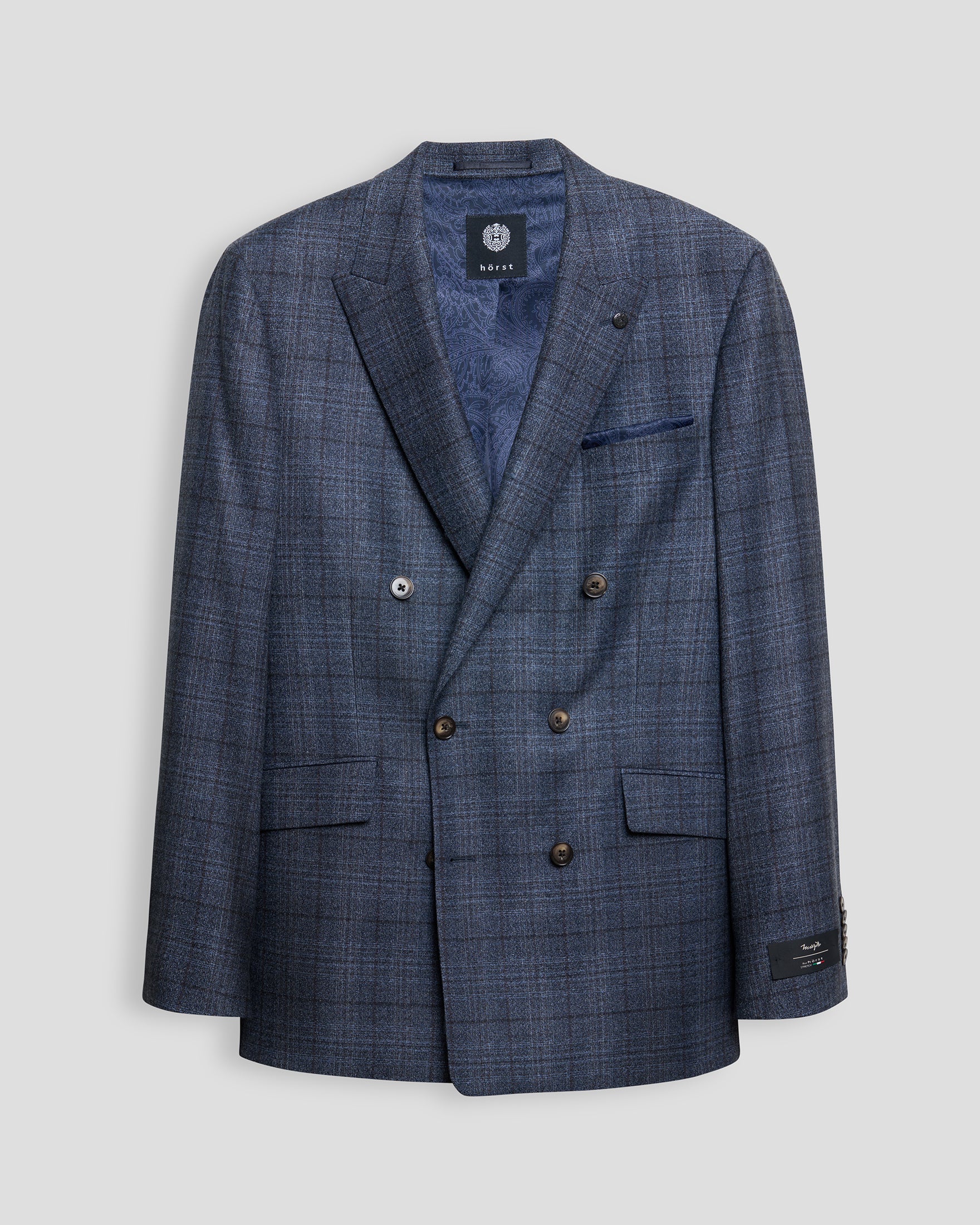 Contemporary Wool Blazer  – Navy