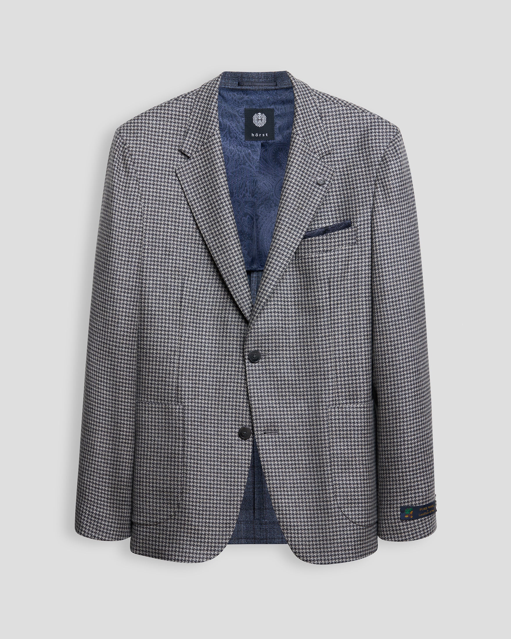Contemporary Wool Blazer – Charcoal