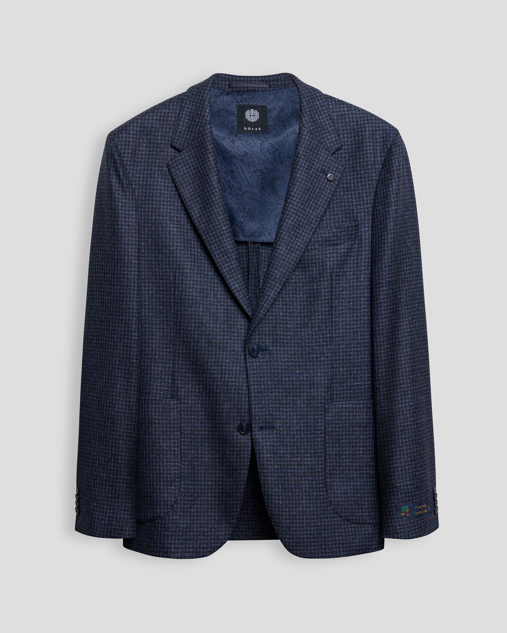 Contemporary Wool Blazer  – Navy