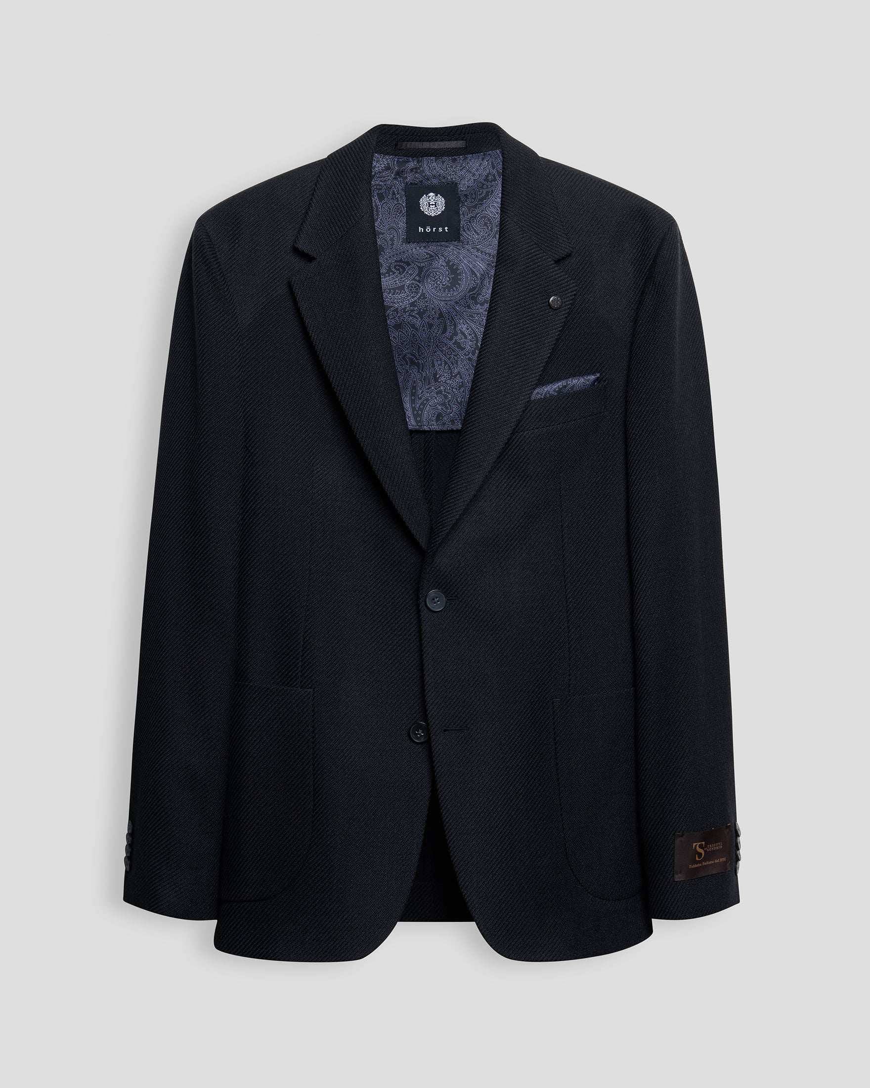 Contemporary Wool Blazer – Black