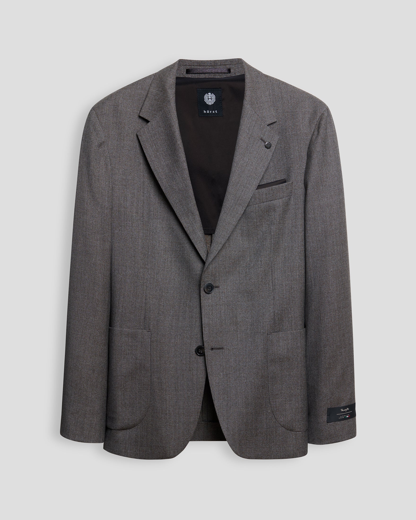 Contemporary Wool Blazer – Brown