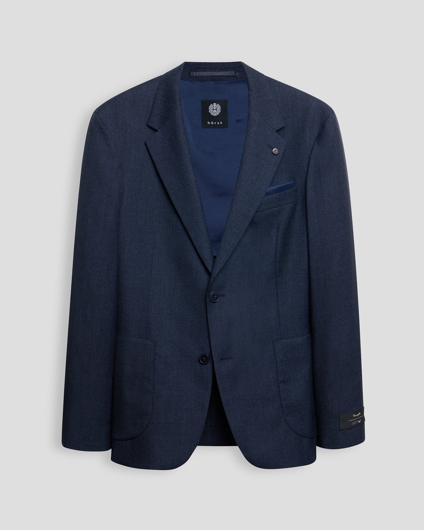 Contemporary Wool Blazer  – Navy