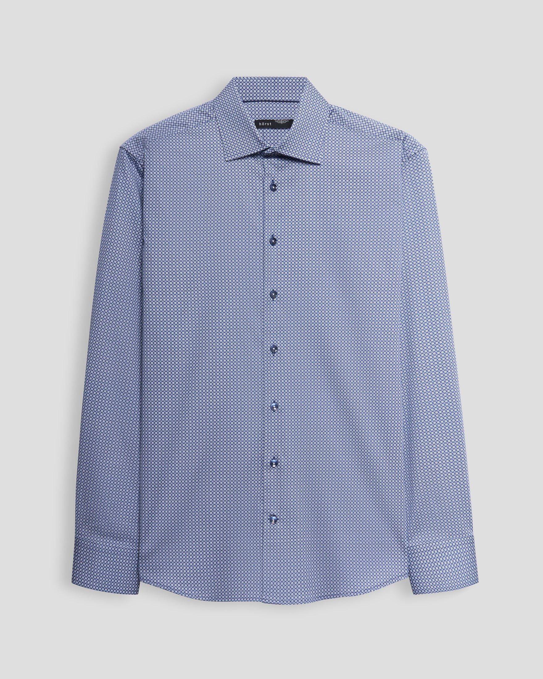 Chemise habillée en Coton – MARINE