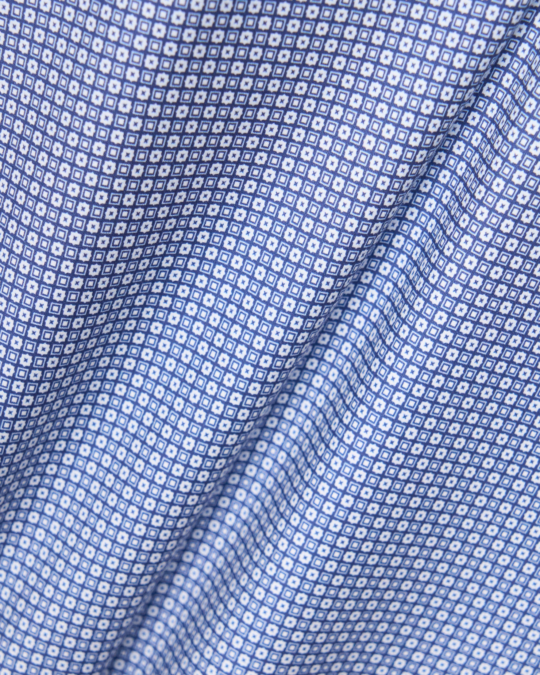 Cotton Dress Shirt  – Navy