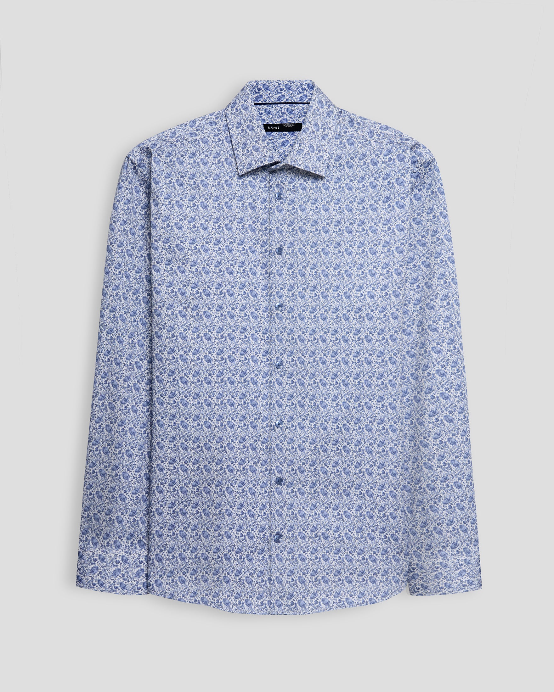 CHEMISE SPORT EN COTON – BLEU